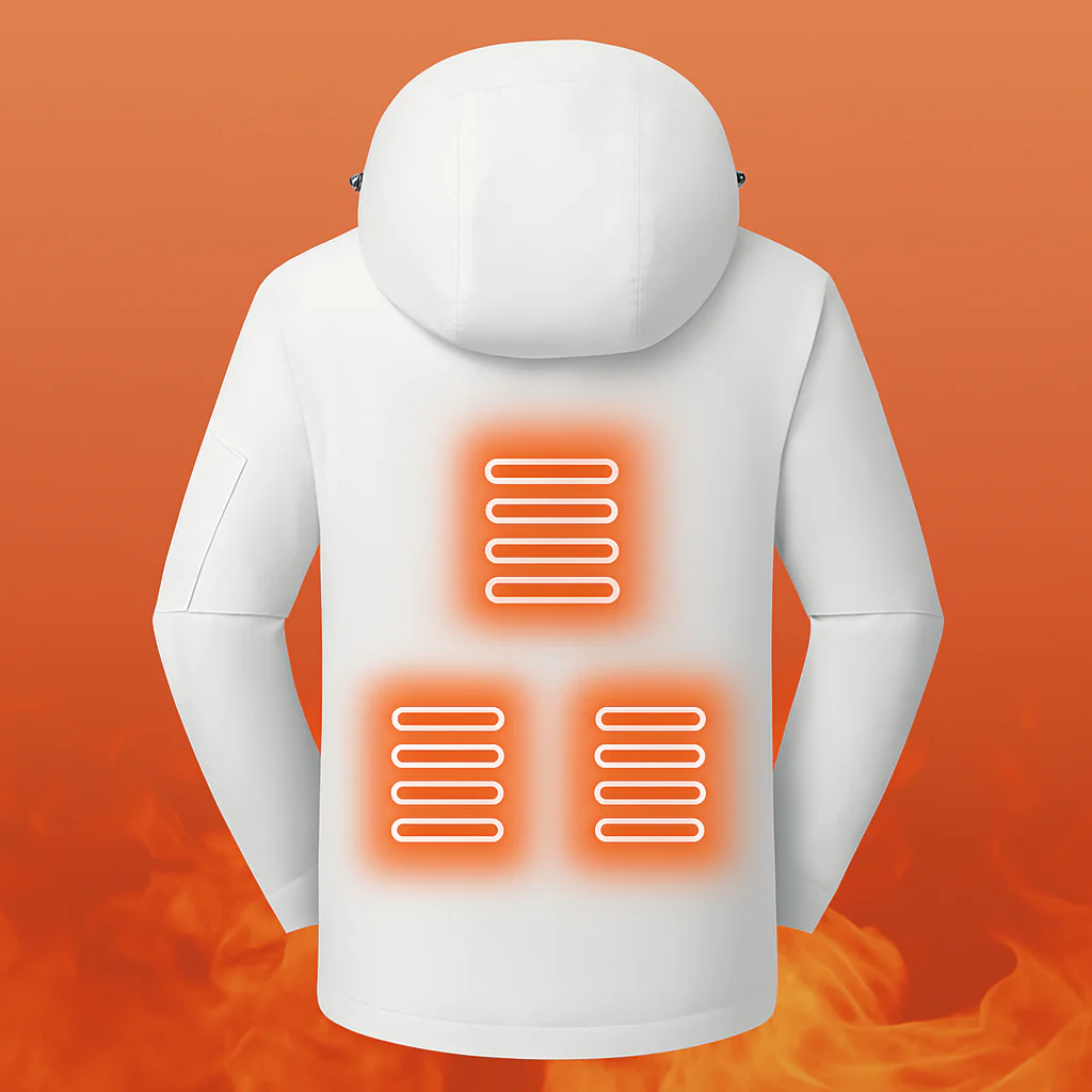 LITEGUEST Waterproof Heated Jacket 5-Zone USB-Powered for Outdoor - Image 2