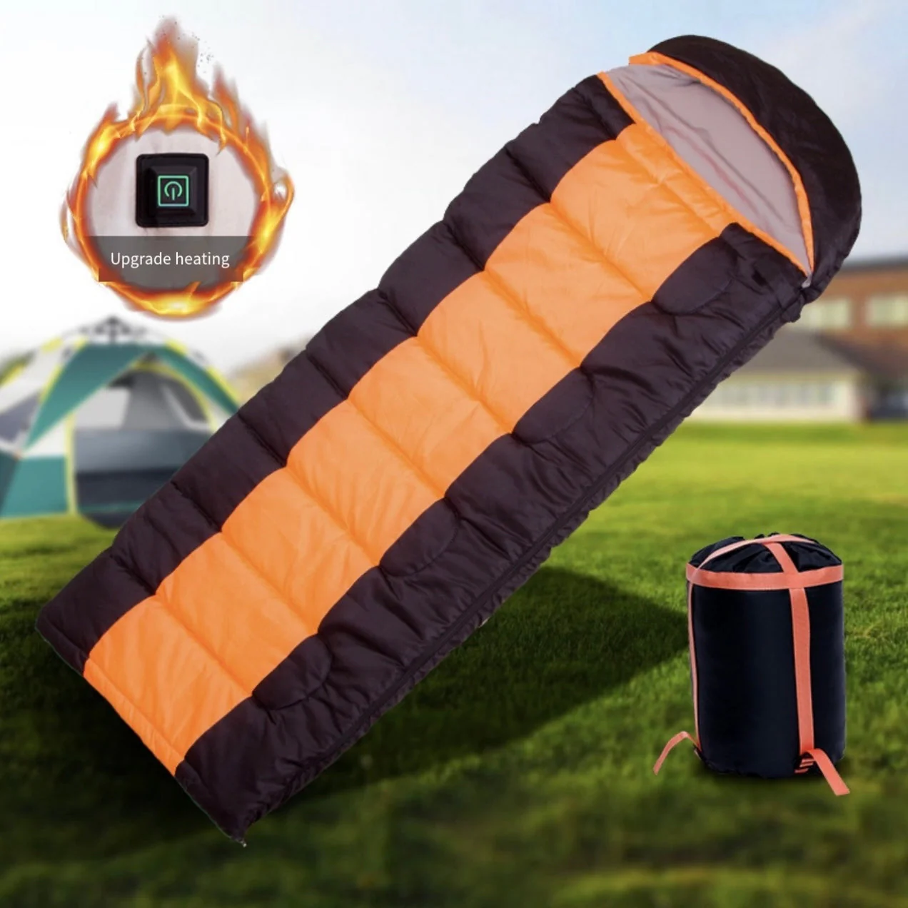 LITEGUEST Winter Heated Single Sleeping Bag 5V Electric Camping Gear - Image 2