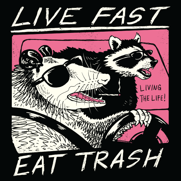'Live Fast, Eat Trash' Shirt - Image 2