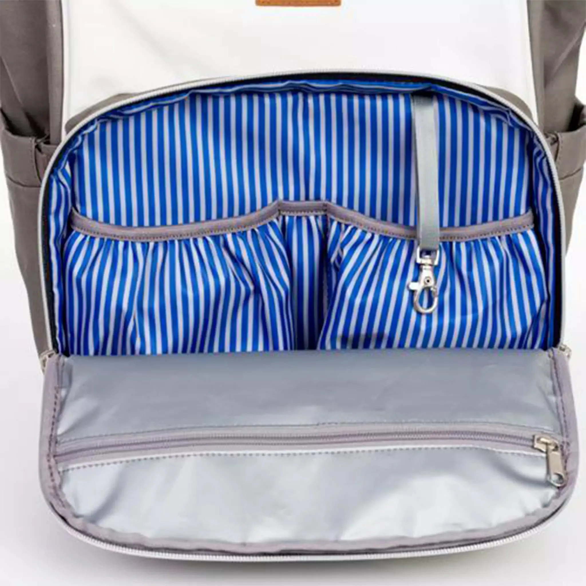 Lizzie Canvas Diaper Backpack | Mommy Bag - Image 12