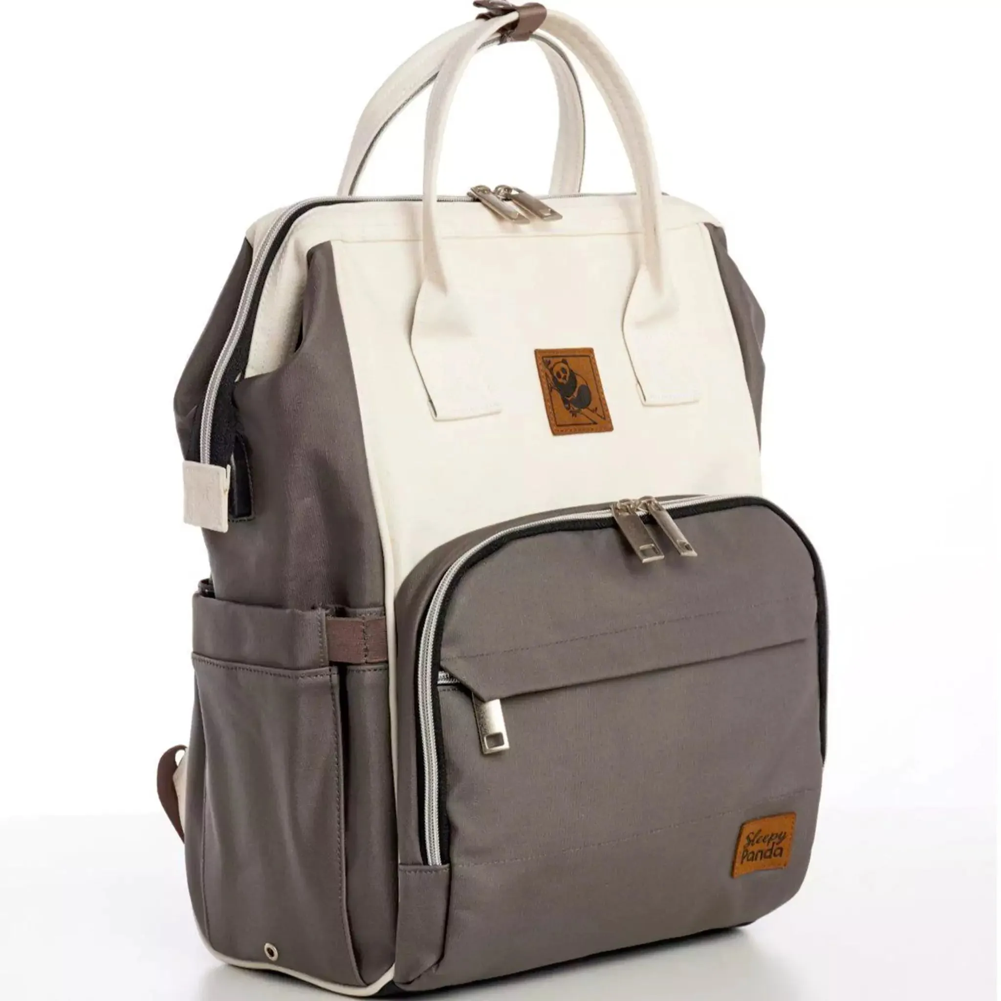 Lizzie Canvas Diaper Backpack | Mommy Bag - Image 19
