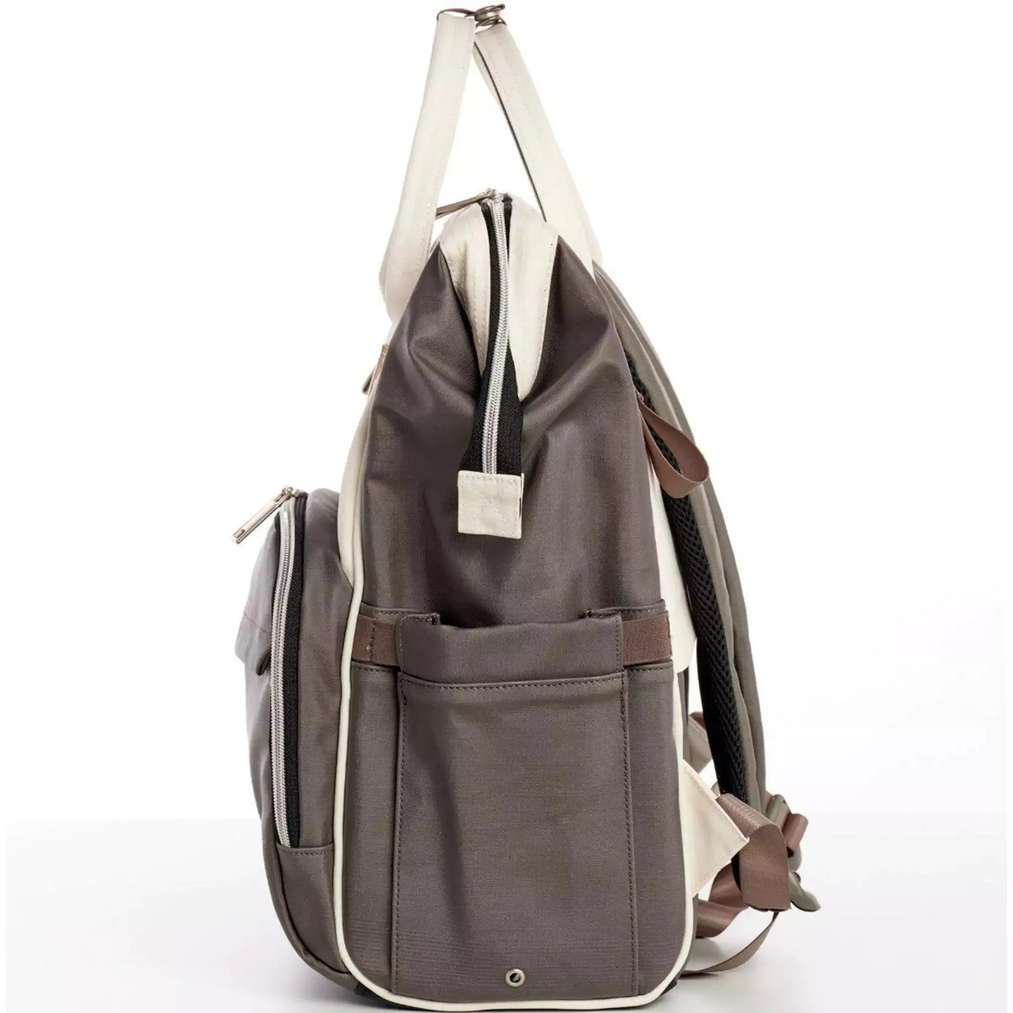 Lizzie Canvas Diaper Backpack | Mommy Bag - Image 20
