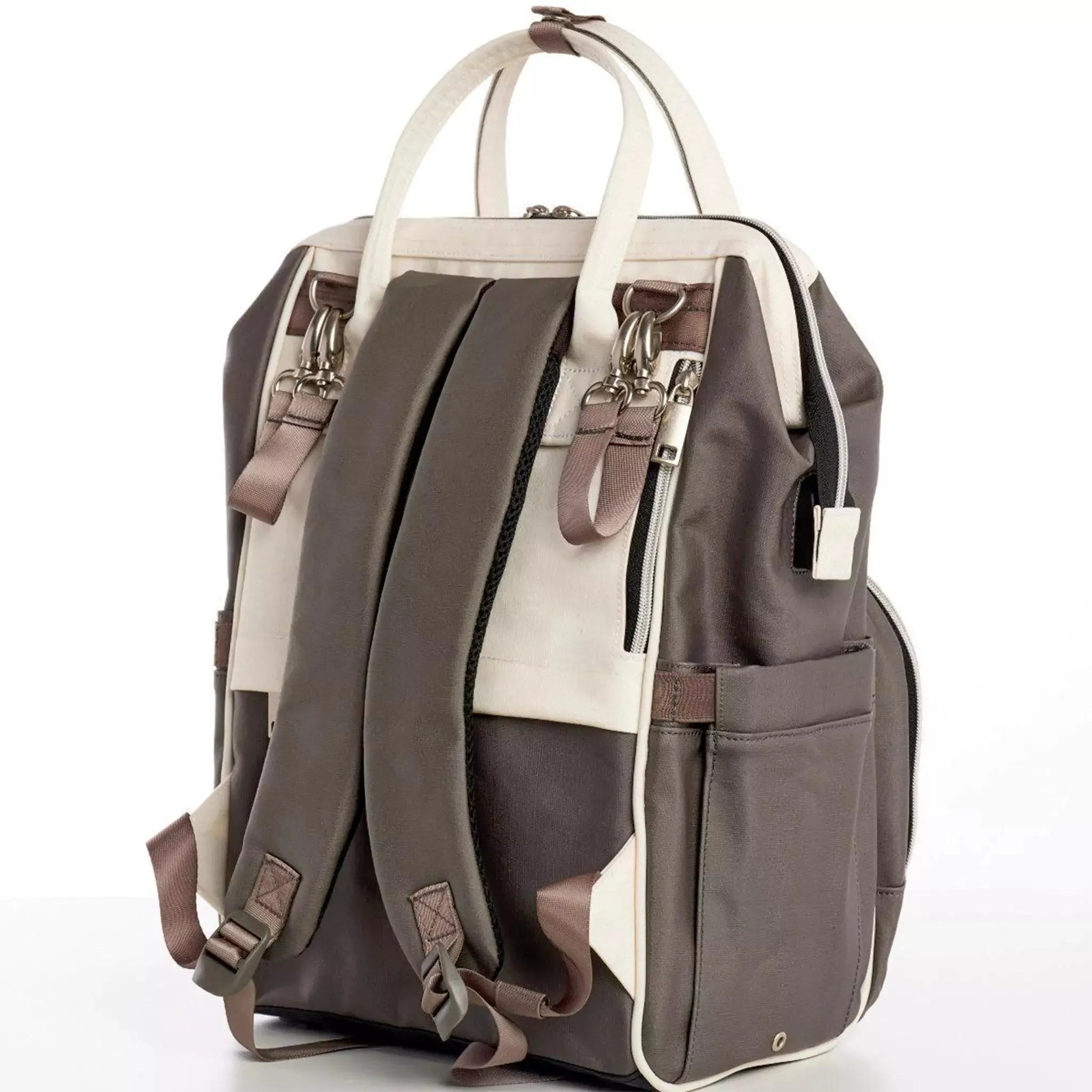 Lizzie Canvas Diaper Backpack | Mommy Bag - Image 21