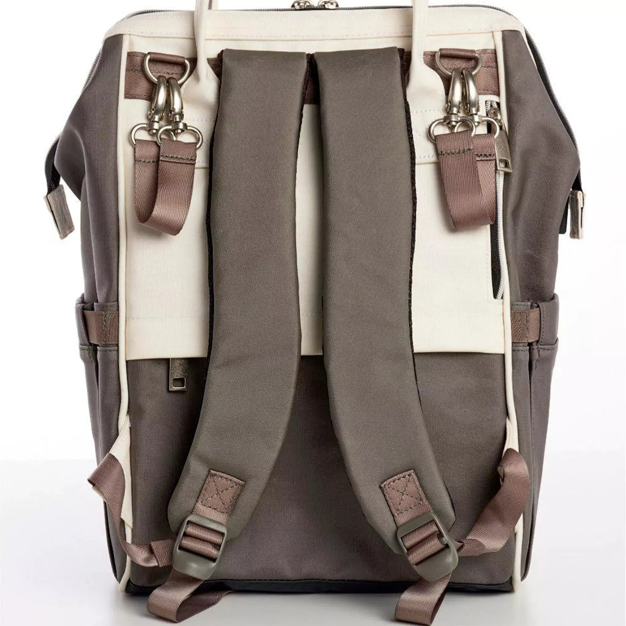 Lizzie Canvas Diaper Backpack | Mommy Bag - Image 9