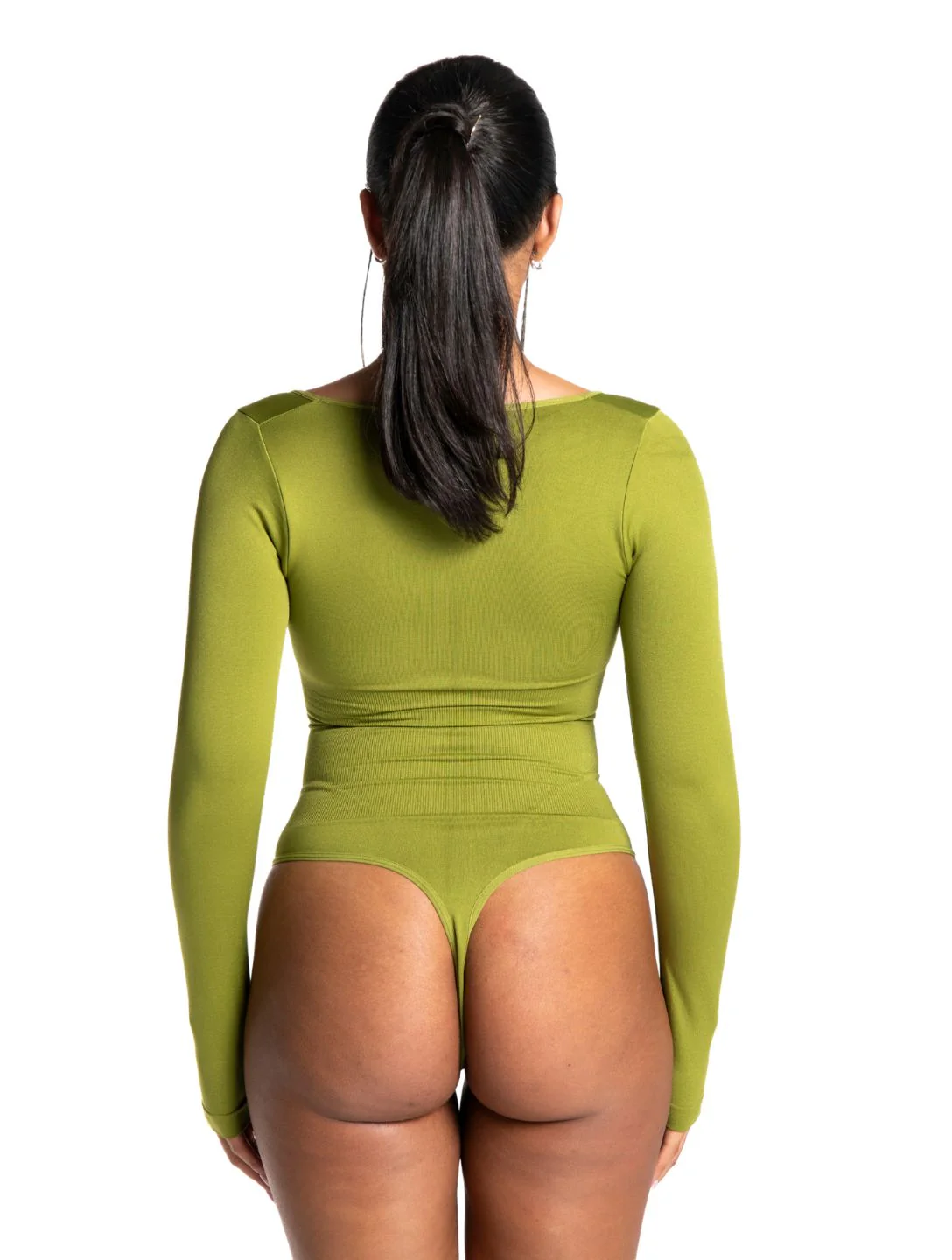 Long Sleeve Thong Bodysuit - Image 18