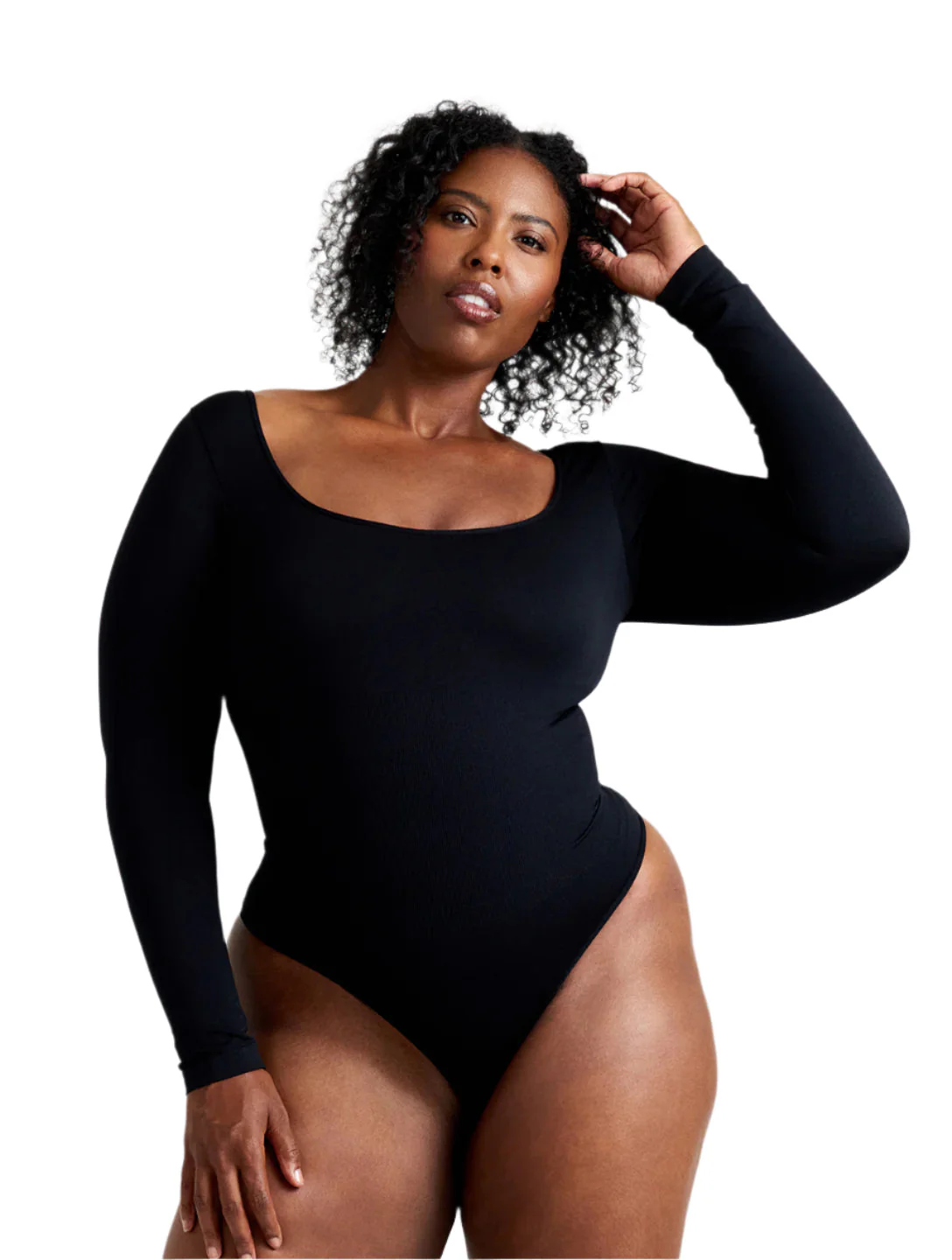 Long Sleeve Thong Bodysuit - Image 5