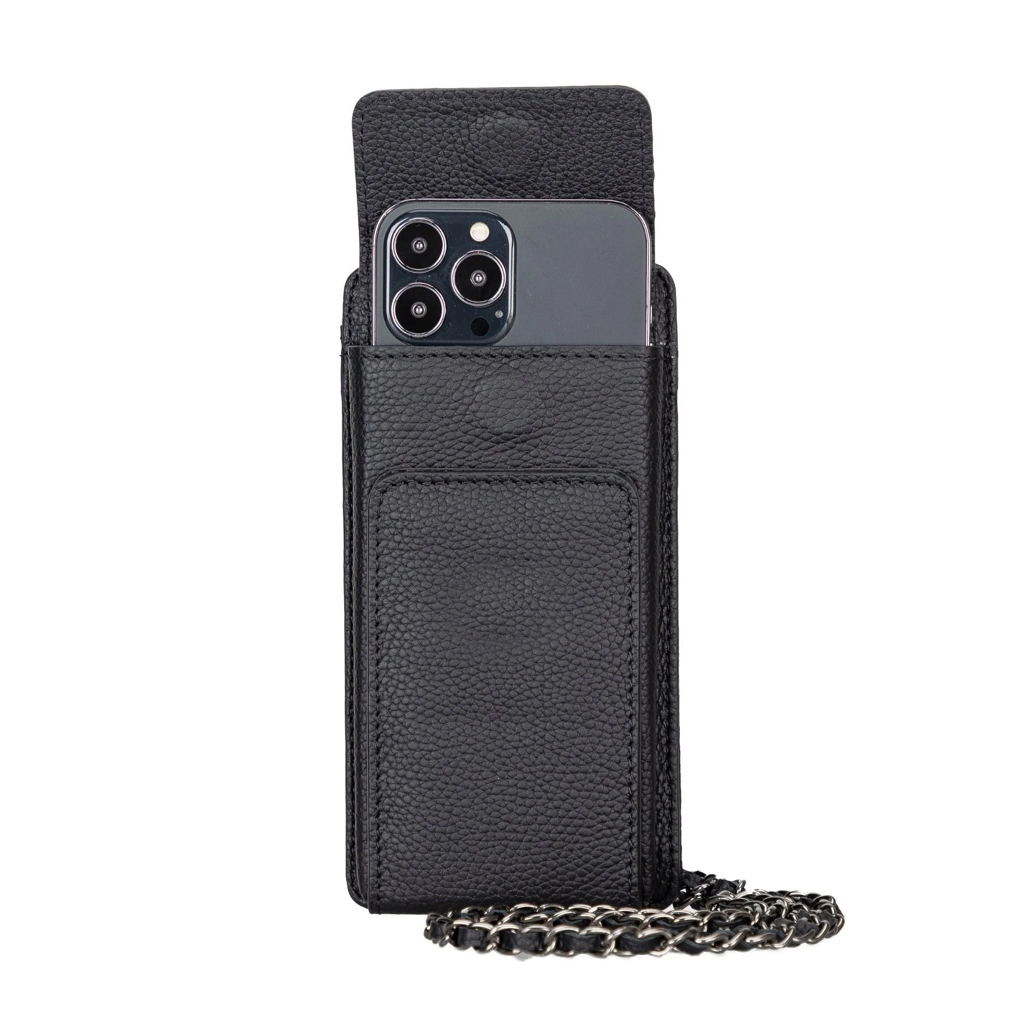 Lovell Crossbody Leather Phone Wallet - Image 49