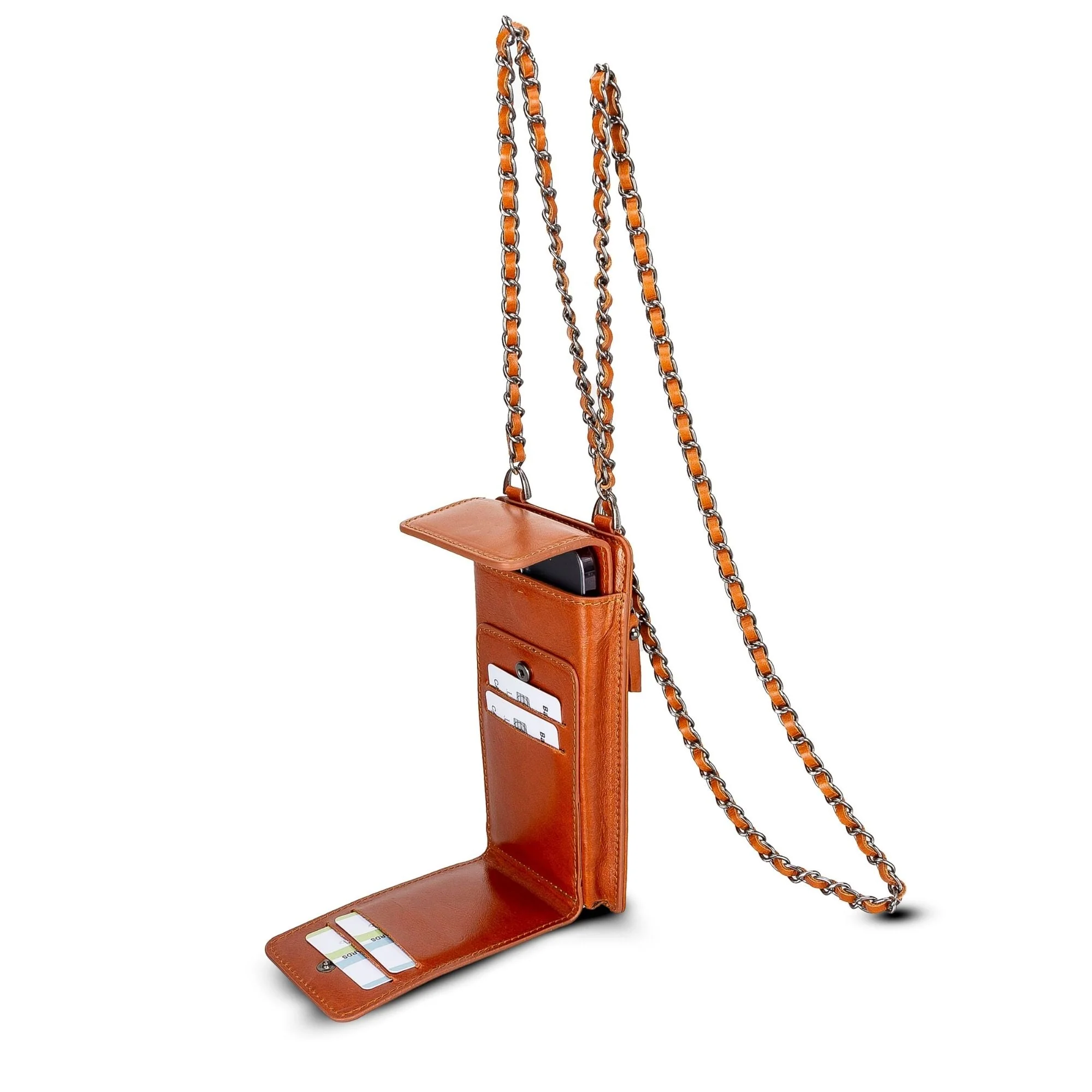Lovell Crossbody Leather Phone Wallet - Image 5