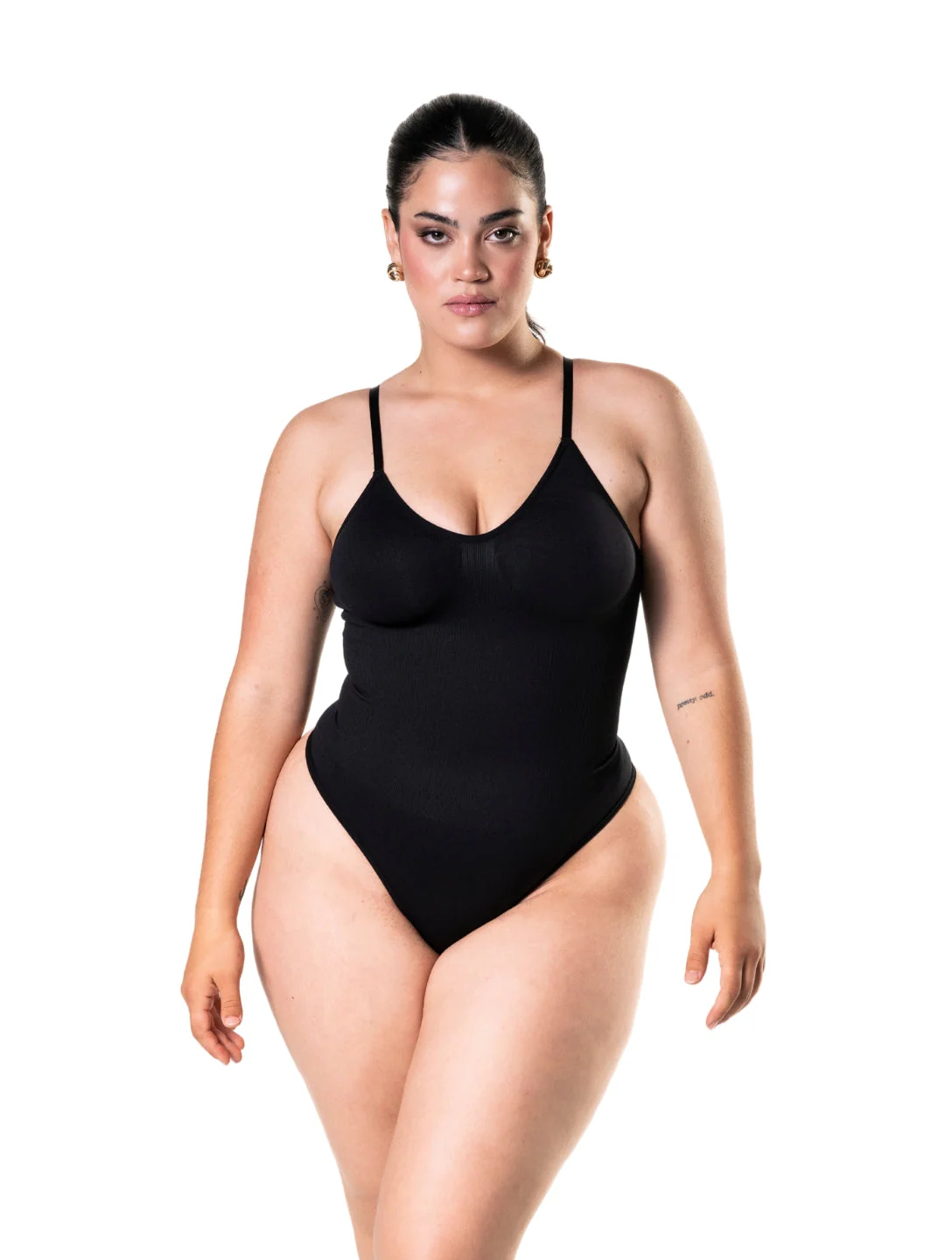 Low Back Snatched Thong Bodysuit - Image 4