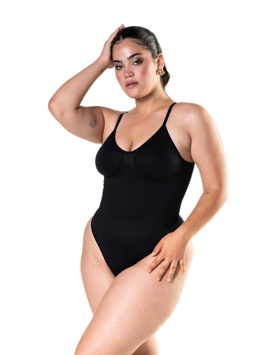 Low Back Snatched Thong Bodysuit - Image 5