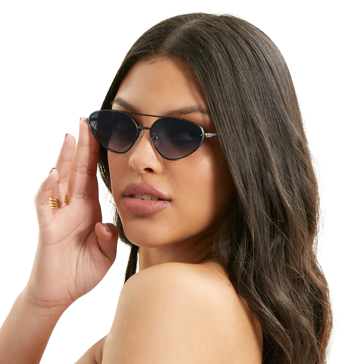 Lucky Star Sunglasses - Faded Black - Image 5