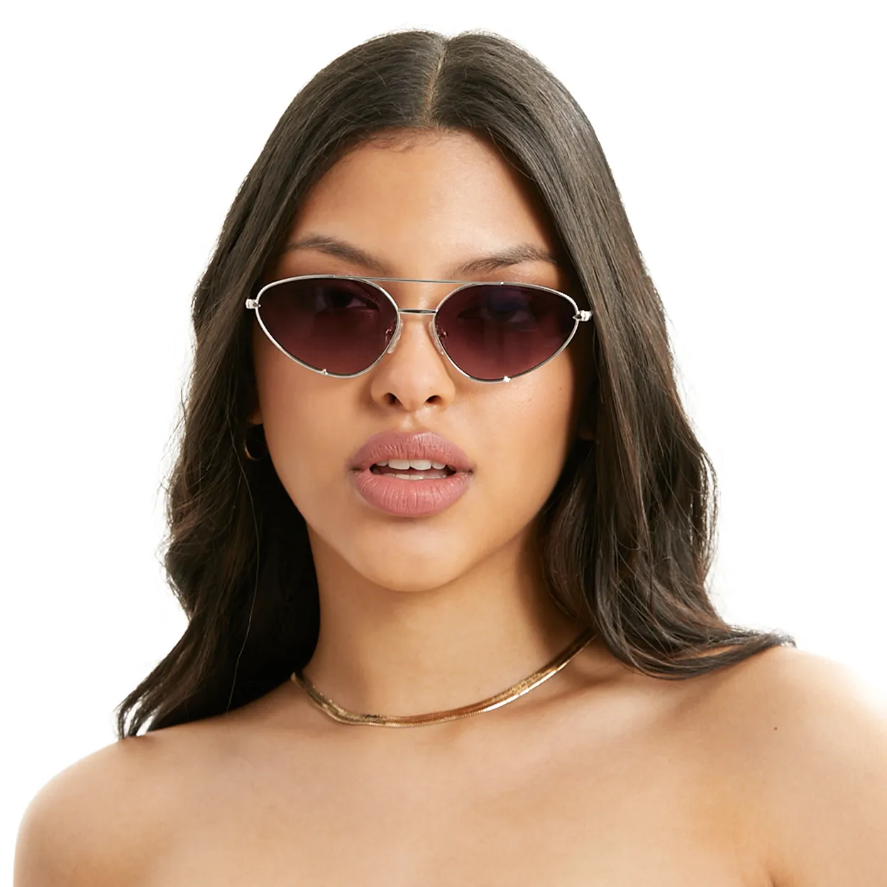 Lucky Star Sunglasses - Ruby & Silver - Image 2