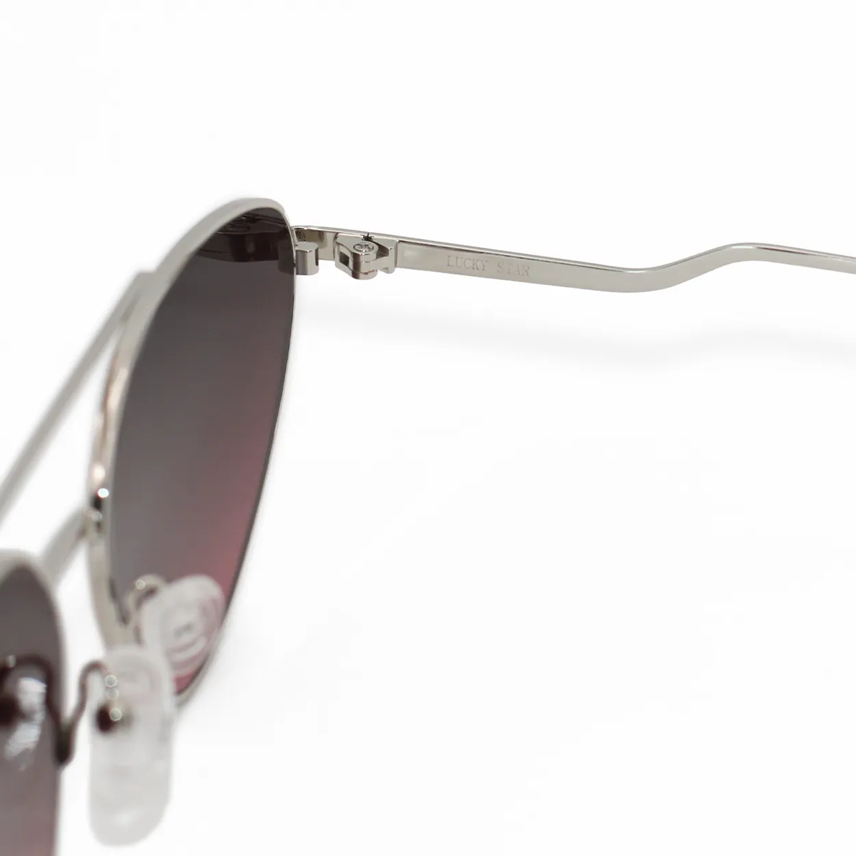 Lucky Star Sunglasses - Ruby & Silver - Image 5