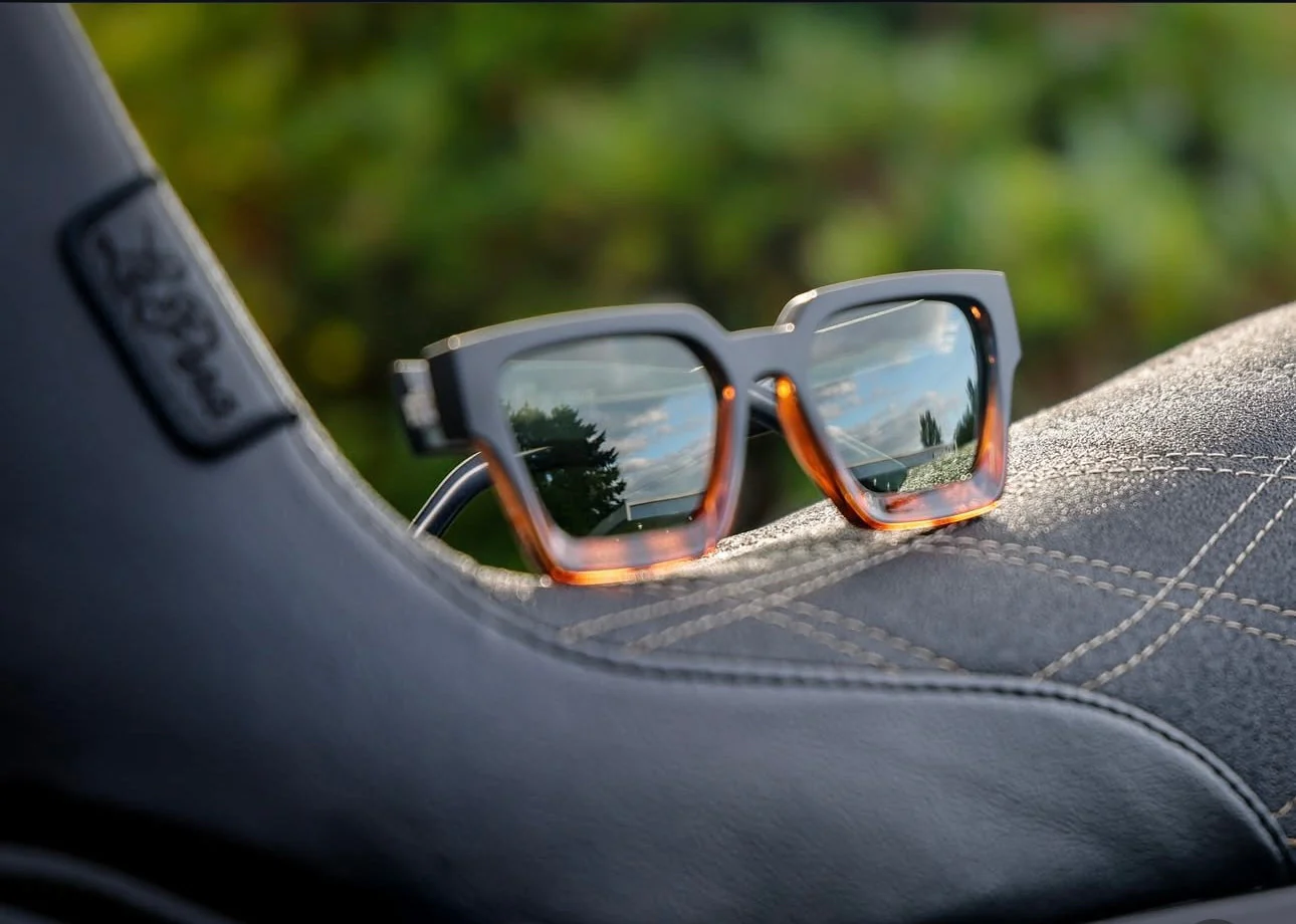 Lux Shades. Matte black/Tortoise Fade. Polarized - Image 2