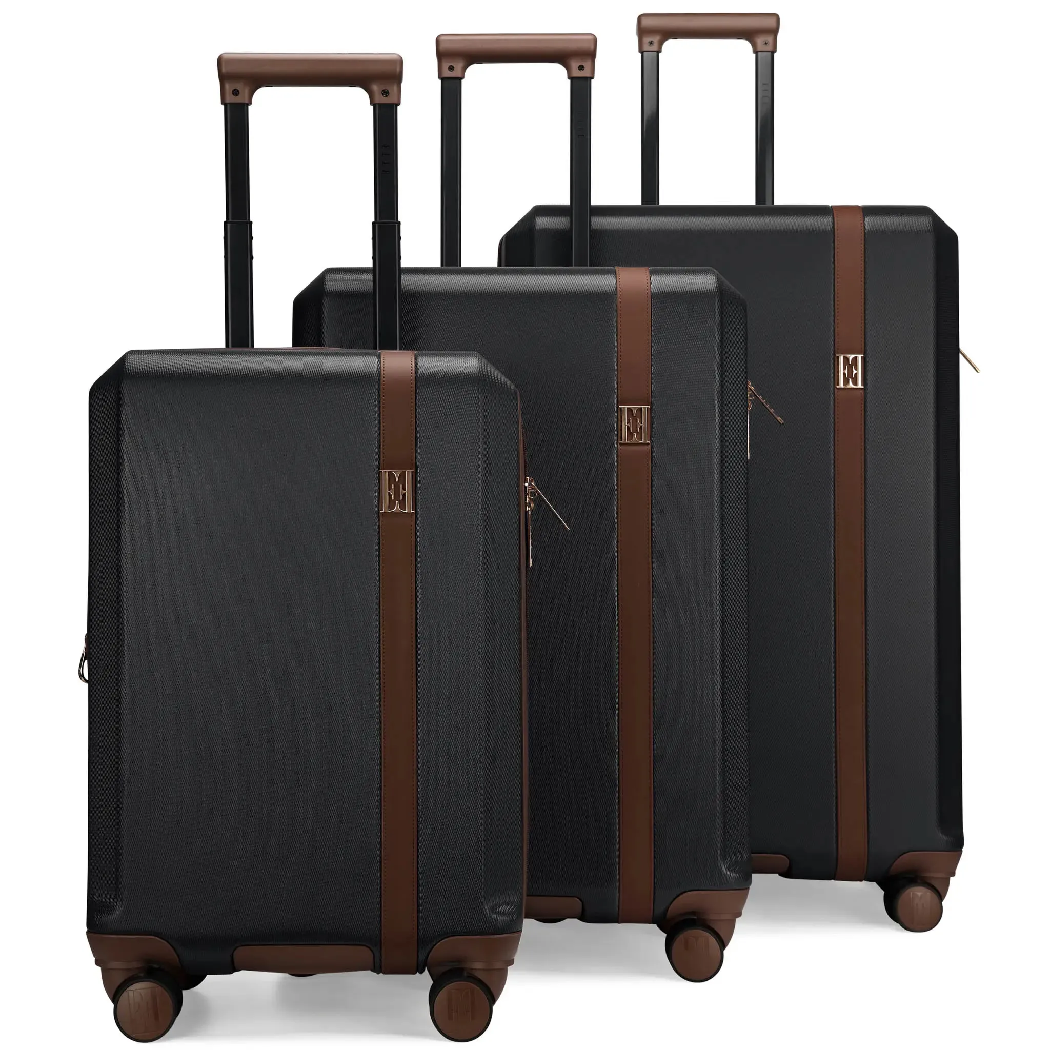 Luxe Journey 3 Piece Expandable Retro Luggage Set - Image 11