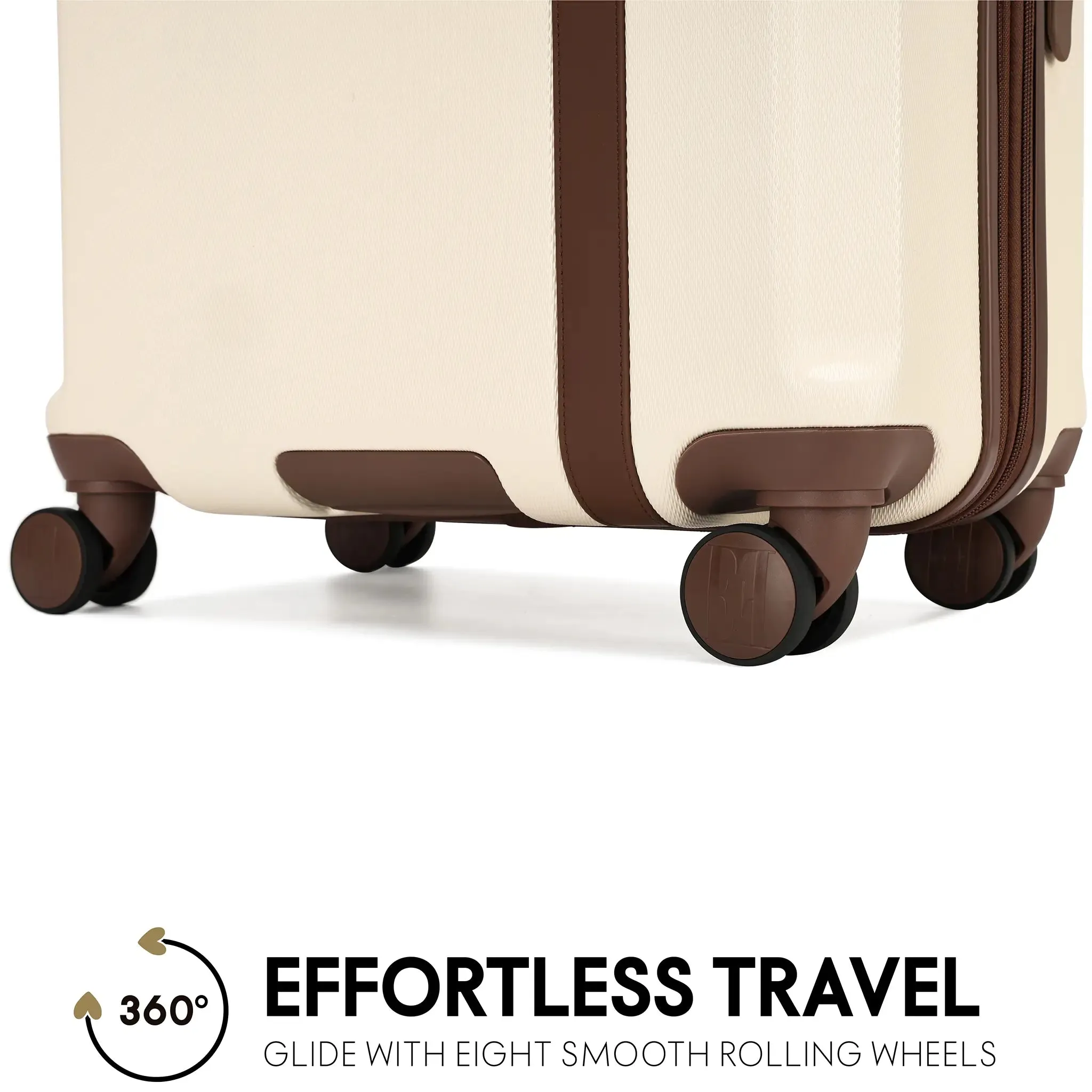 Luxe Journey 3 Piece Expandable Retro Luggage Set - Image 5
