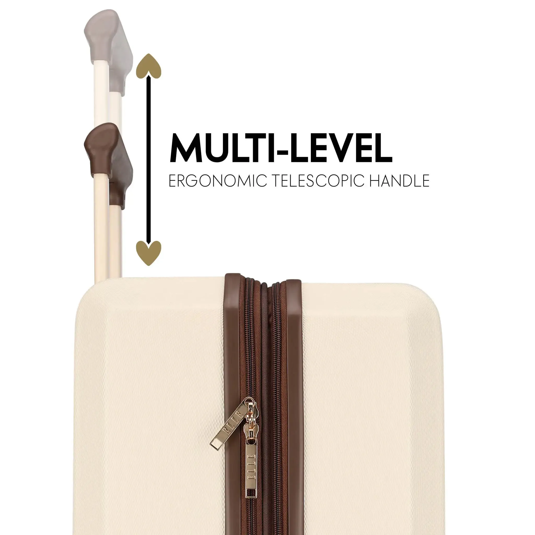 Luxe Journey 3 Piece Expandable Retro Luggage Set - Image 6