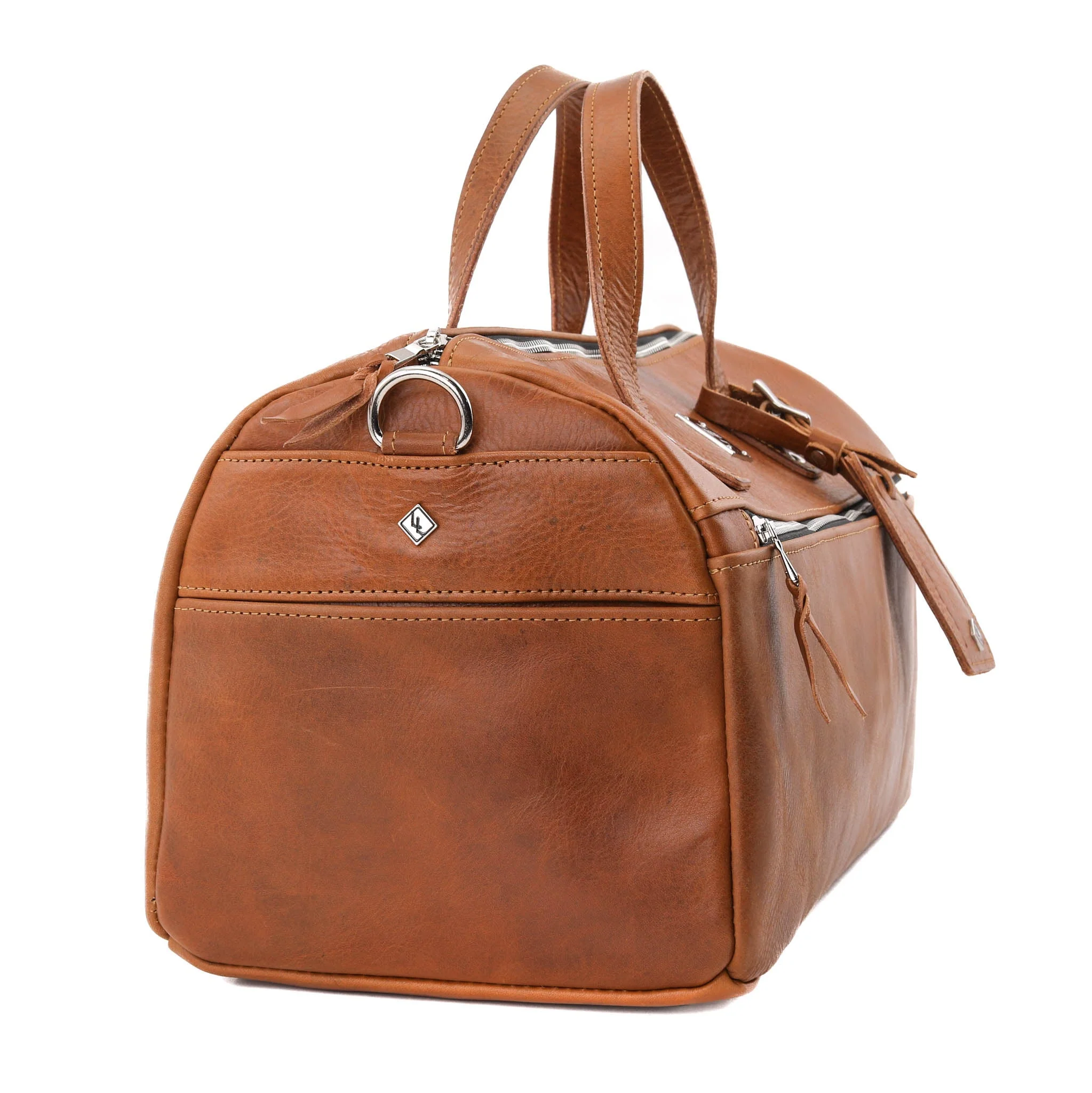 Luxury Leather Duffel Bag - Image 15