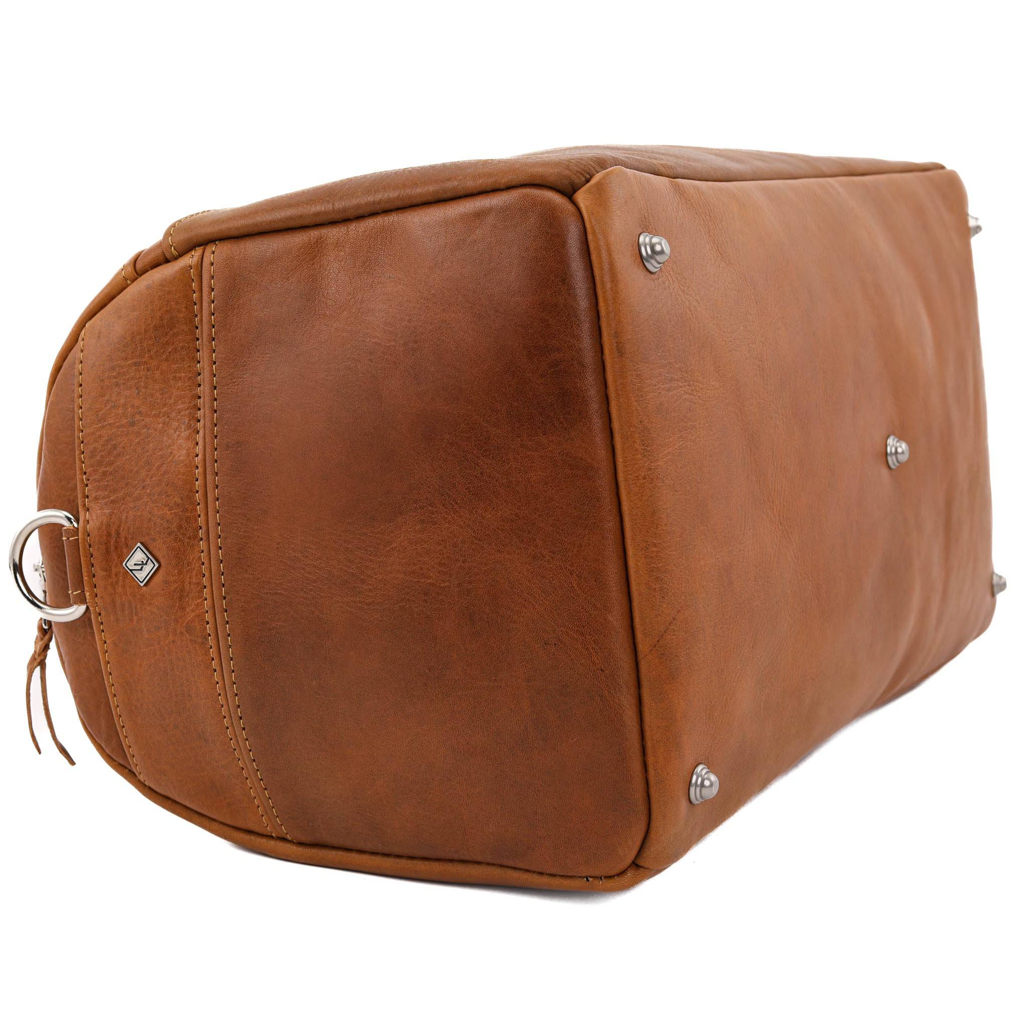 Luxury Leather Duffel Bag - Image 17