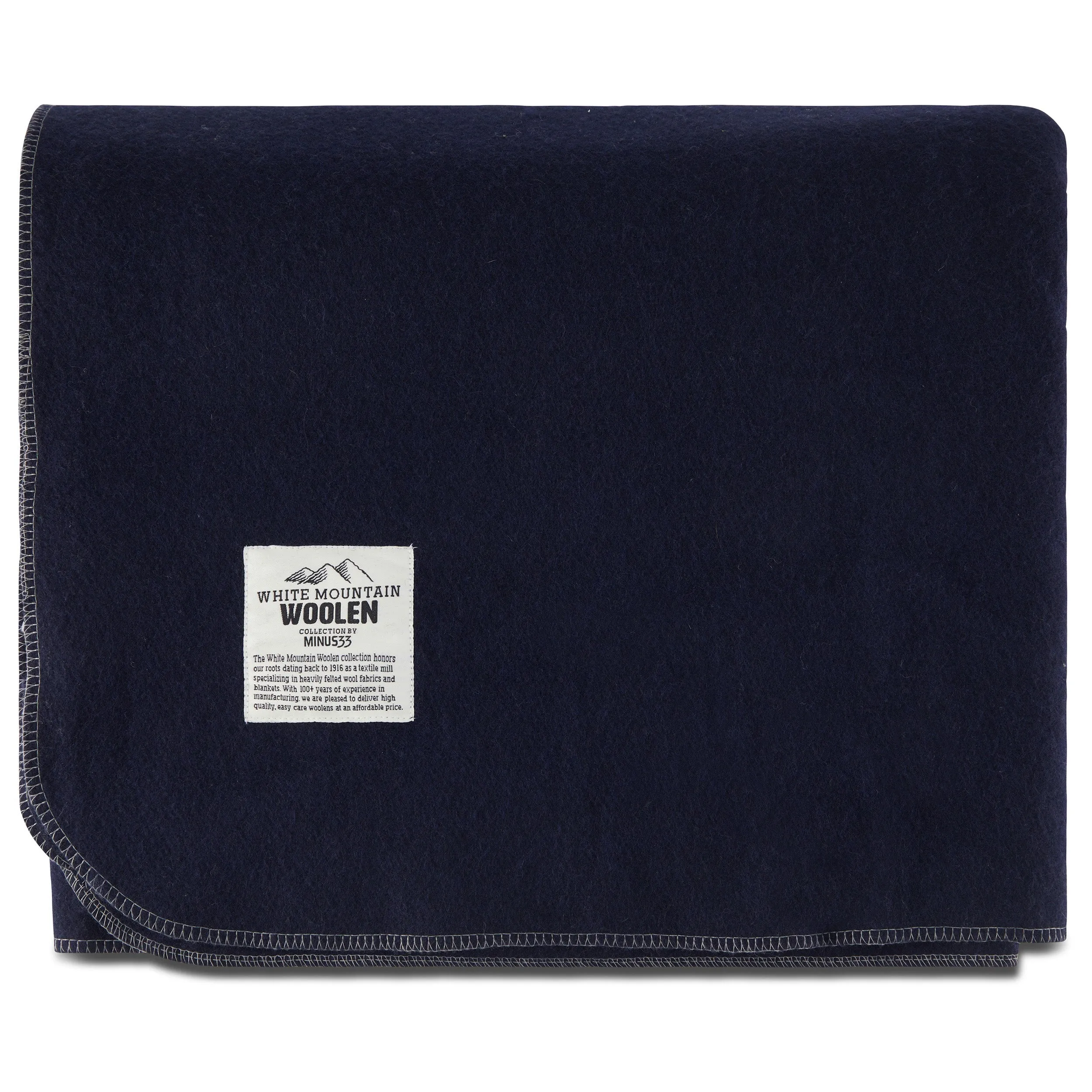 M33 - Lodge Twin Blanket White Mountain Woolen - Image 3