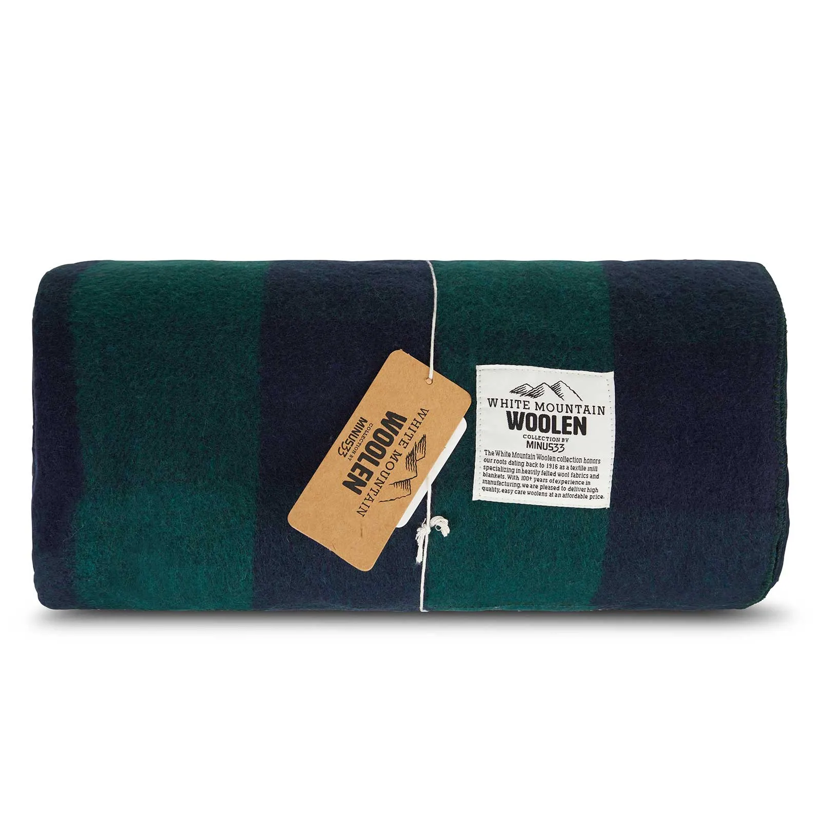 M33 - Lodge Twin Blanket White Mountain Woolen - Image 7