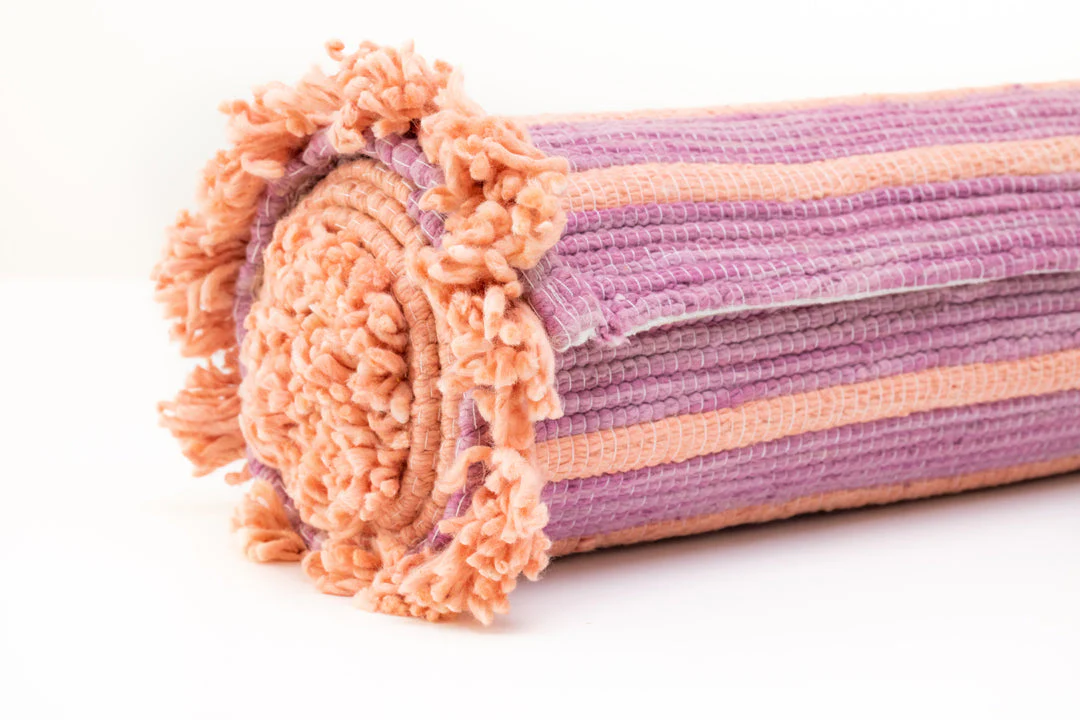 Madder Root and Sappan Wood Ayurvedic Yoga Mat - Image 5