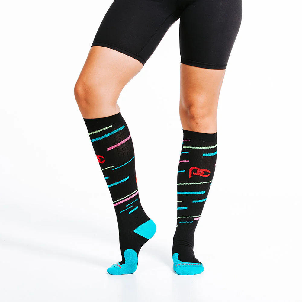 Marathon, Black with Neon Stripes - Image 2