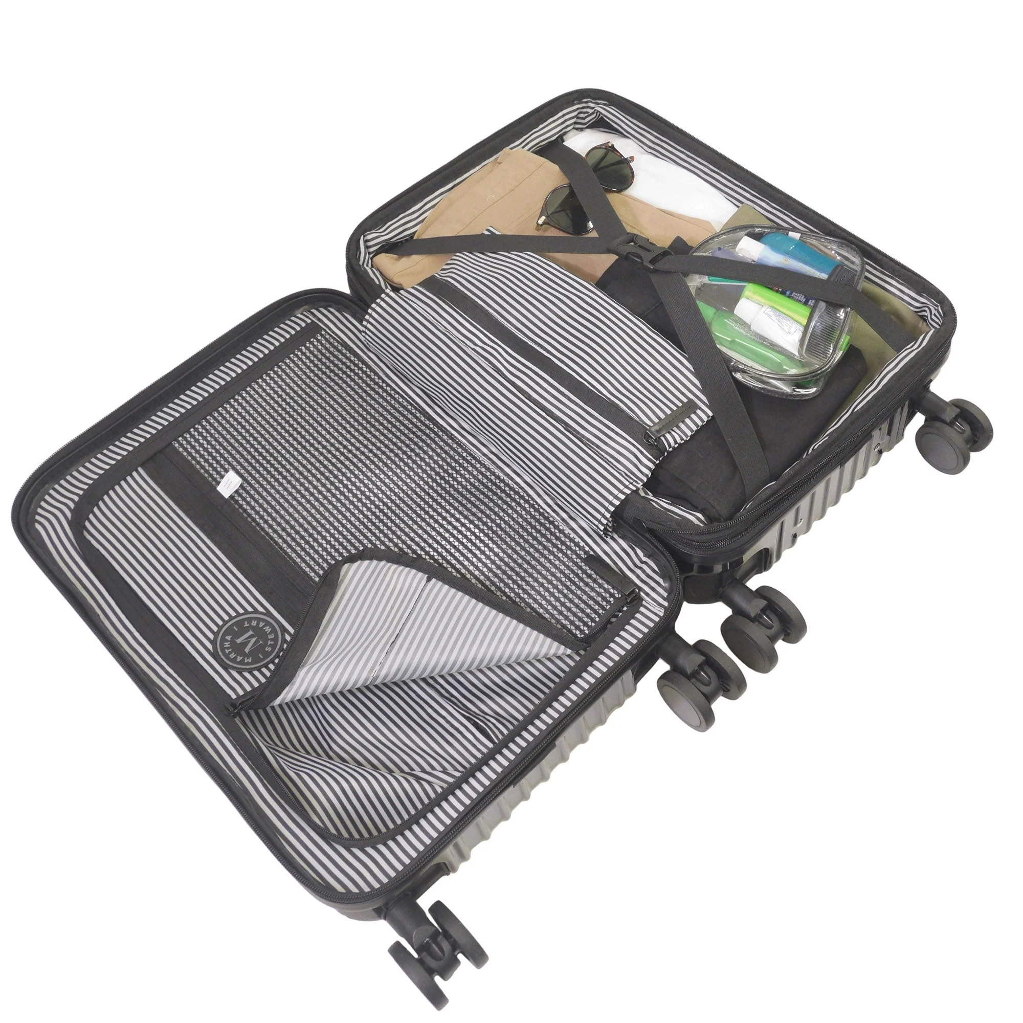 Martha Stewart The Bedford 22" Hardcase Carry-On Spinner Suitcase - Image 5