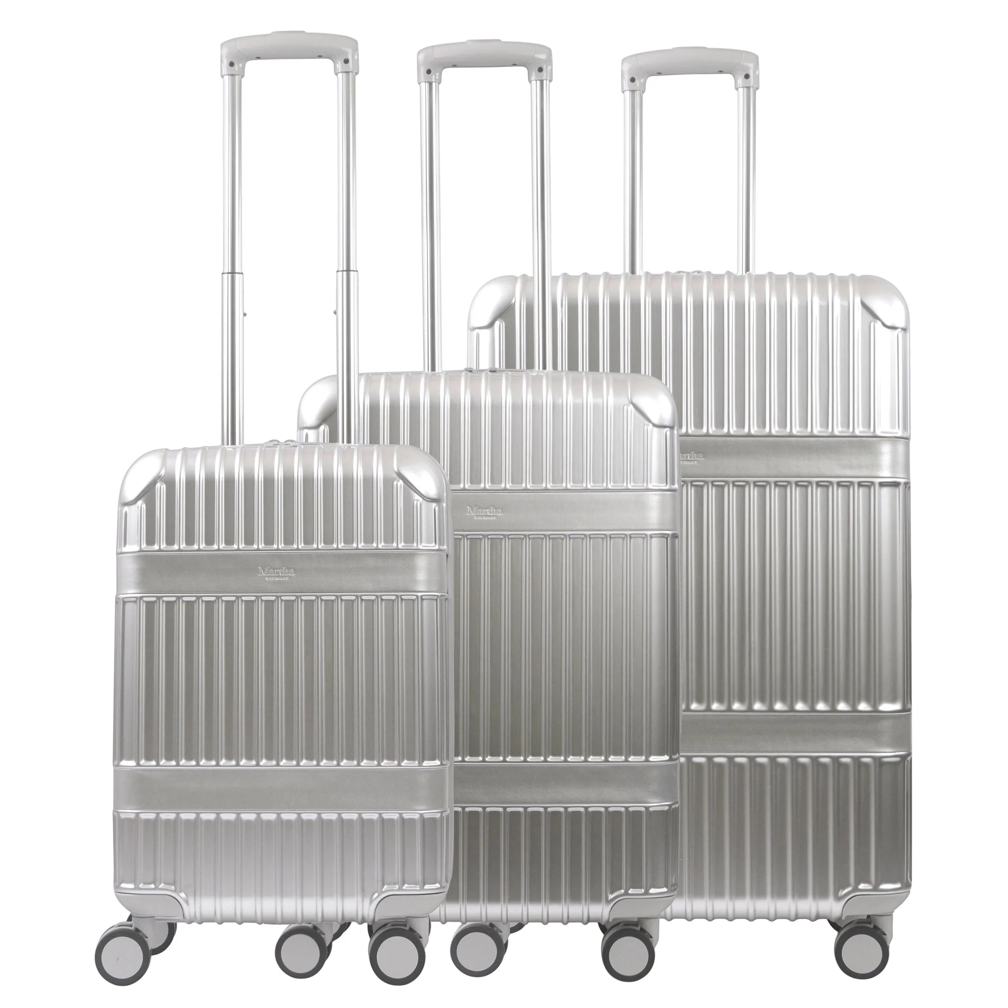 Martha Stewart The Bedford 3-Piece Hardcase Luggage Set - Image 3