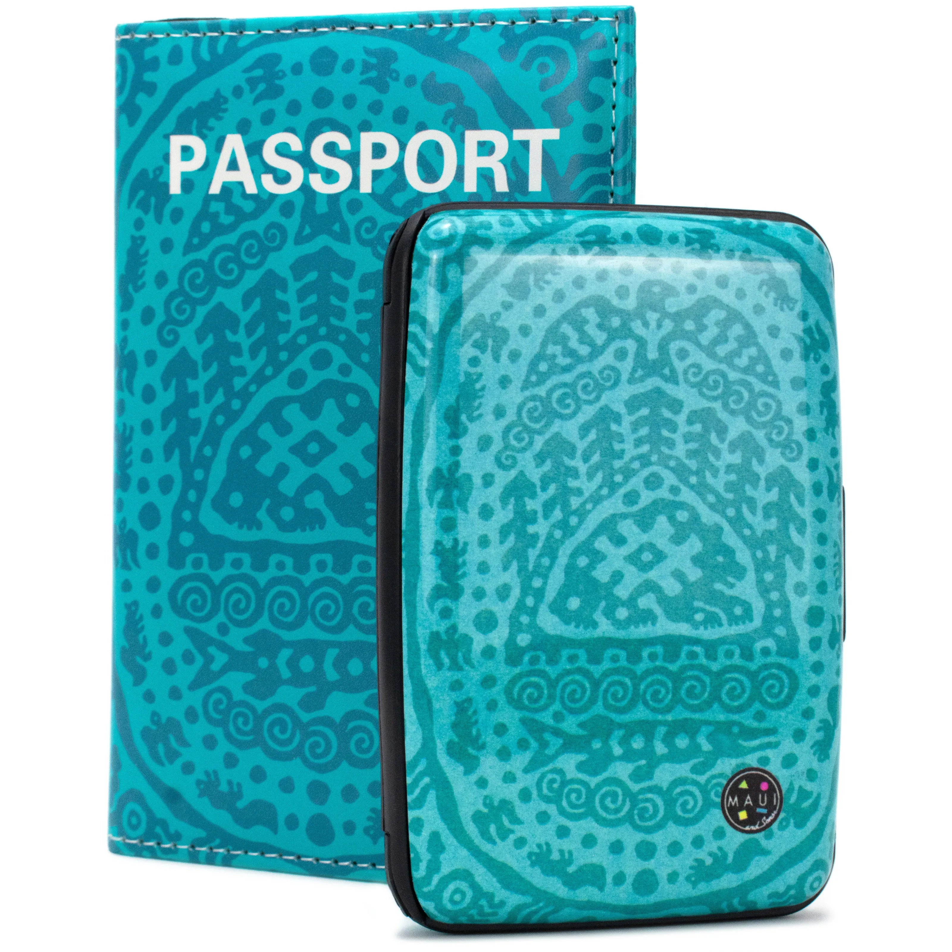 Maui & Sons RFID Wallet & Passport Cover Set - Image 7