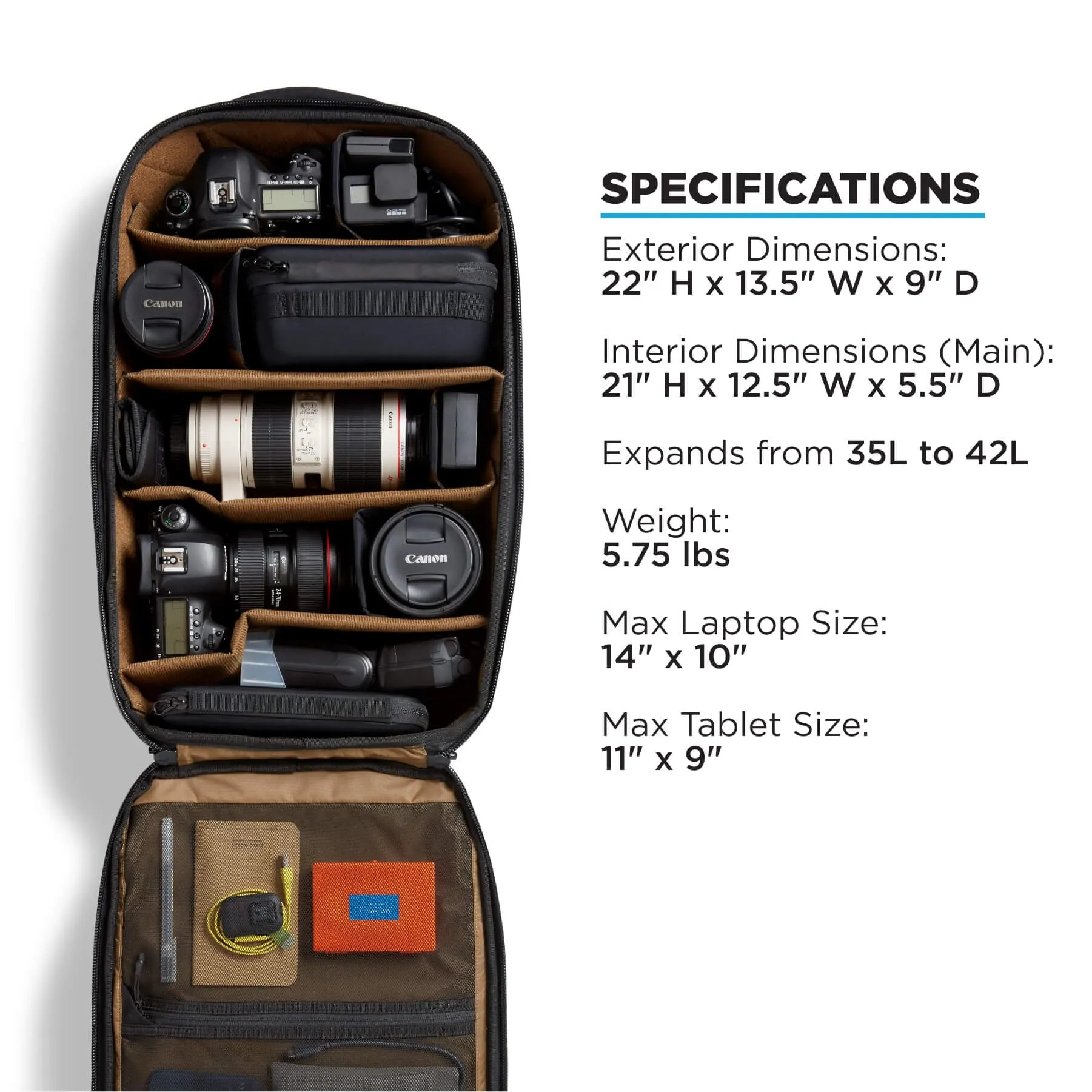 McKinnon Camera Pack 35L Backpack - Image 13