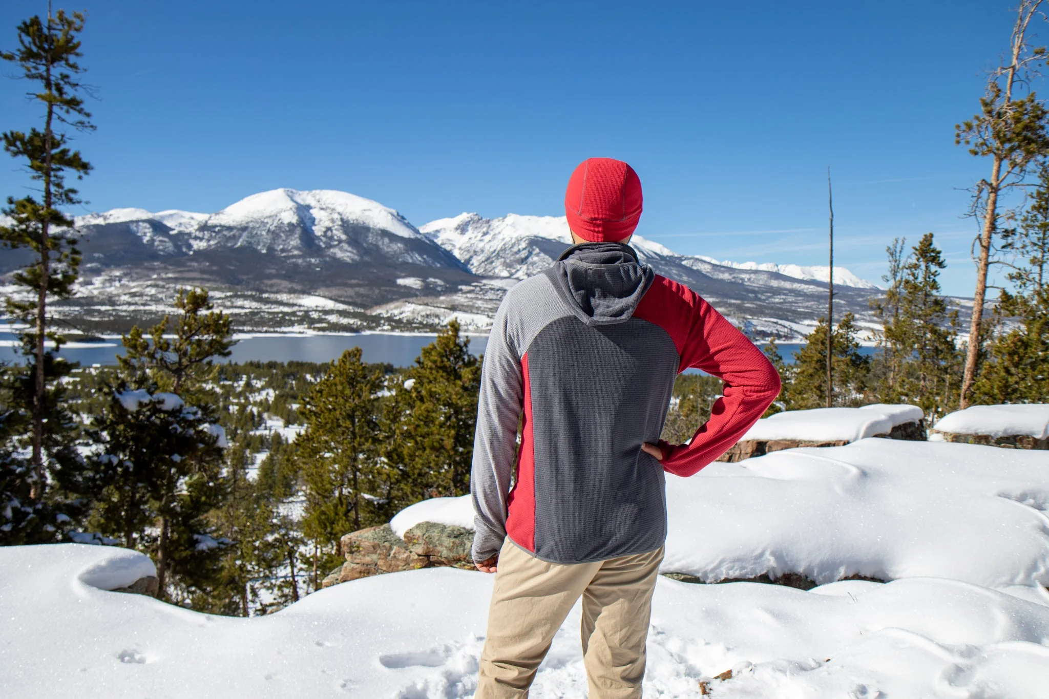 Men's CAMP Half-Zip Hooded Pullover - Image 18