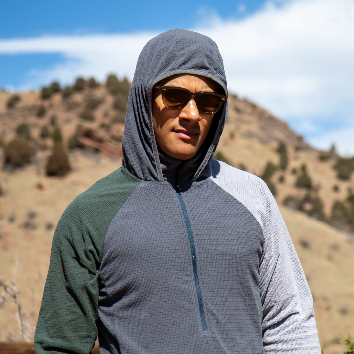 Men's CAMP Half-Zip Hooded Pullover Ultralight 115 - Image 10