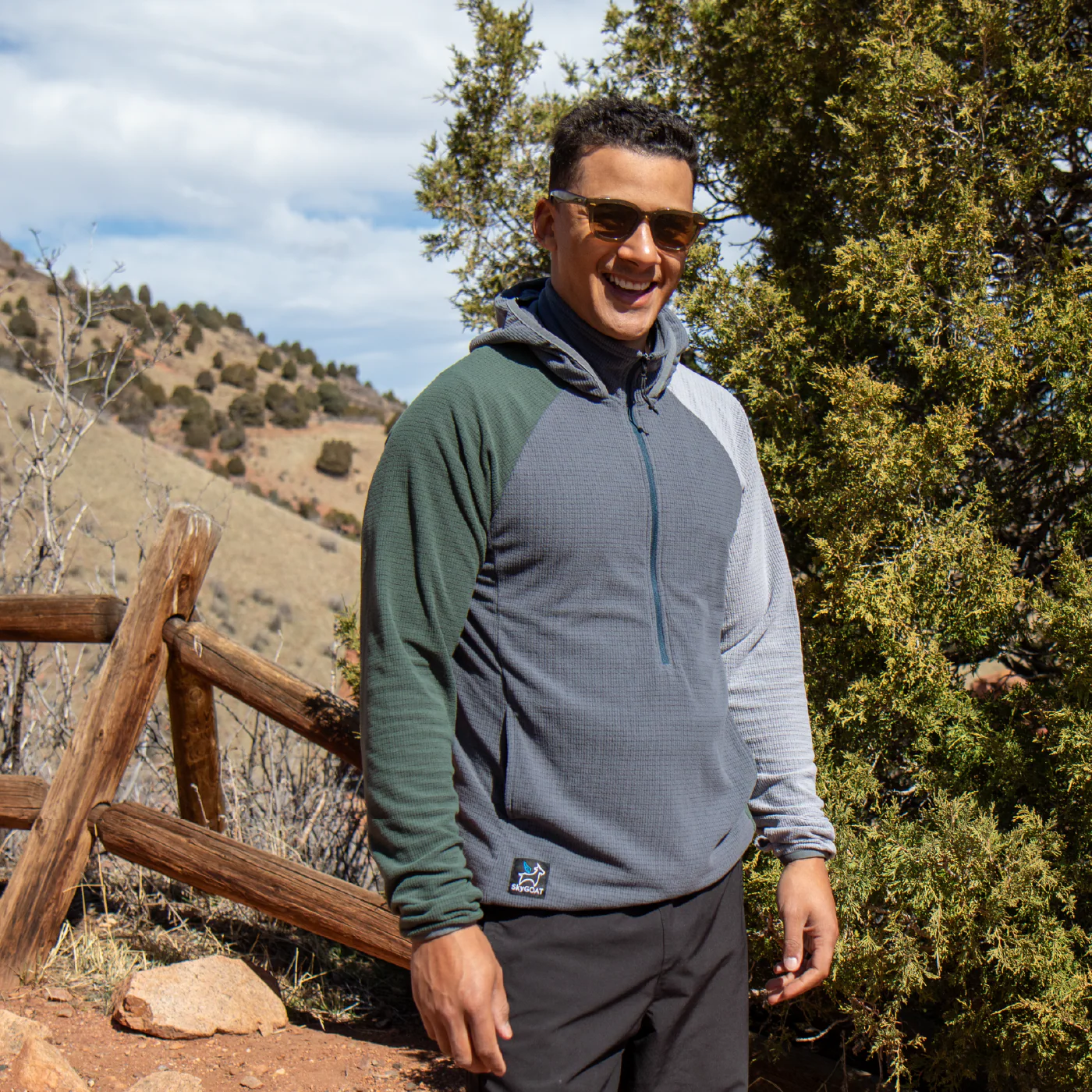 Men's CAMP Half-Zip Hooded Pullover Ultralight 115 - Image 5