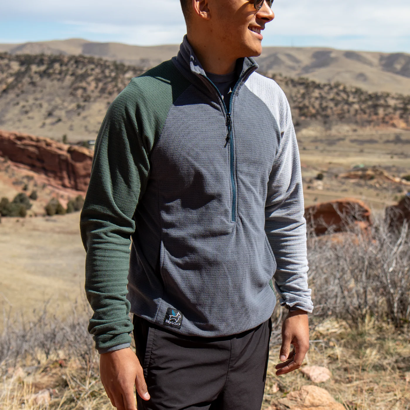 Men's CAMP Half-Zip Pullover Ultralight 115 - Image 5