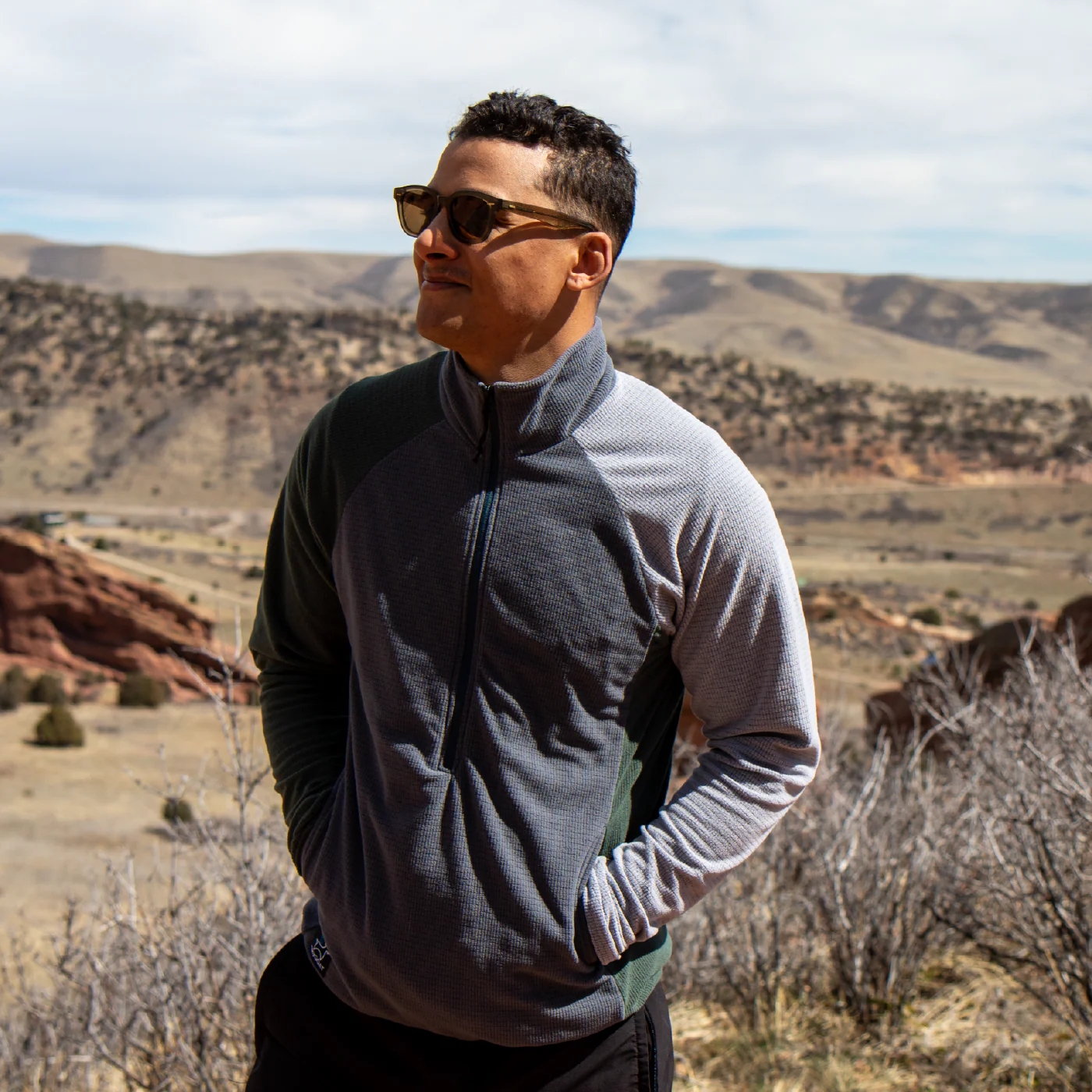 Men's CAMP Half-Zip Pullover Ultralight 115 - Image 8