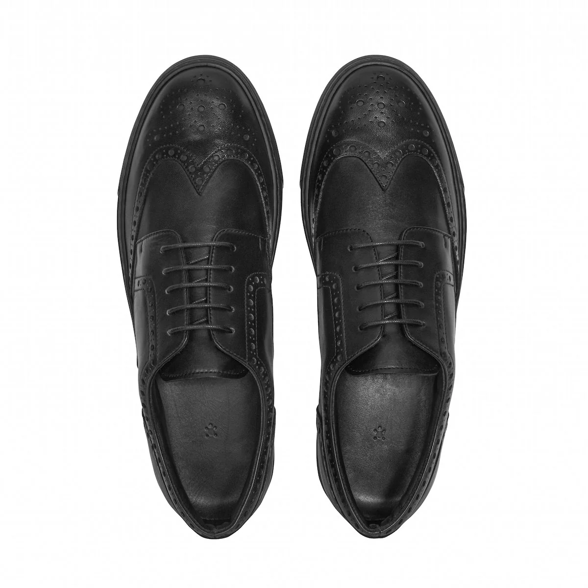 Men's Don Giovanni Wingtips - Black Sneakers - Image 3