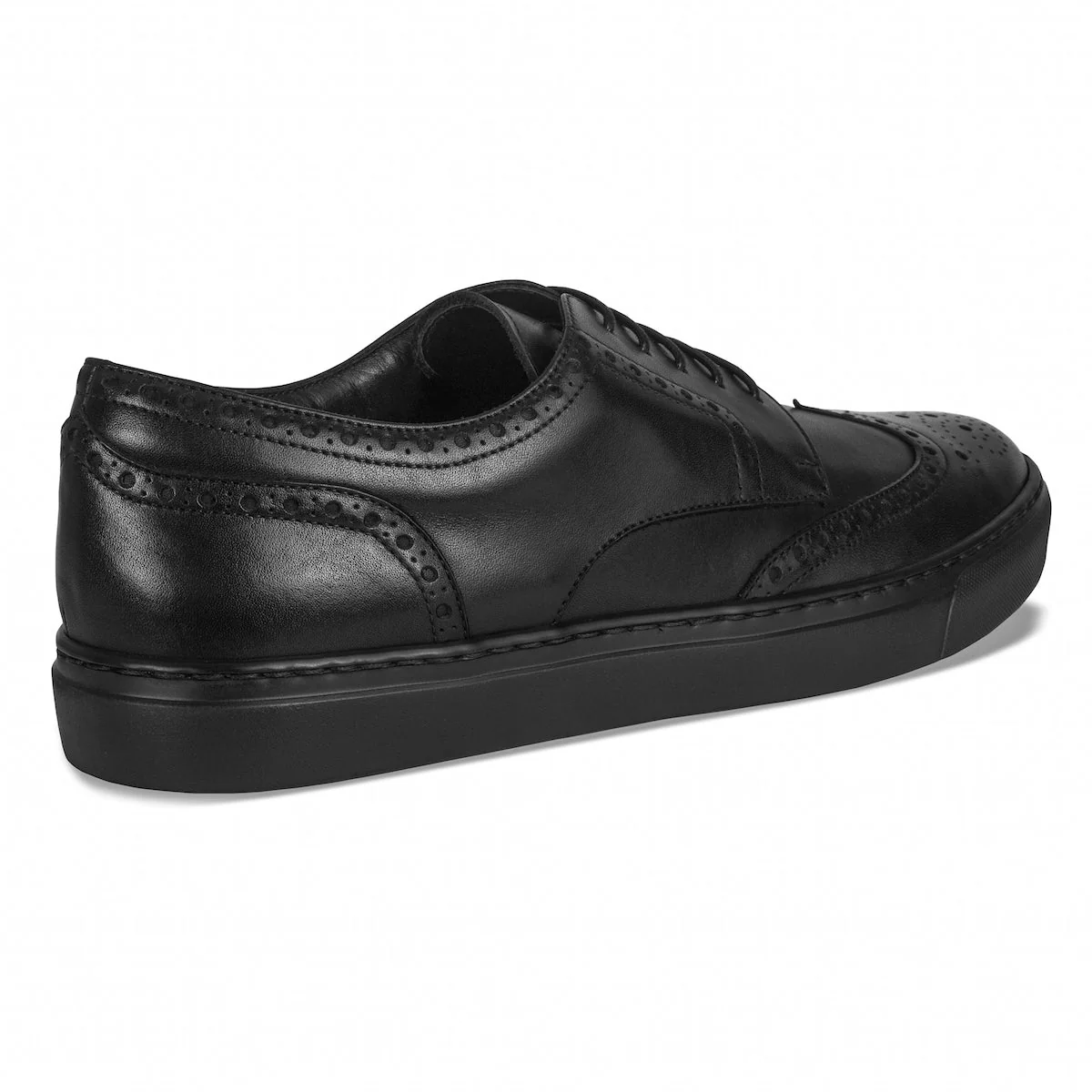 Men's Don Giovanni Wingtips - Black Sneakers - Image 5
