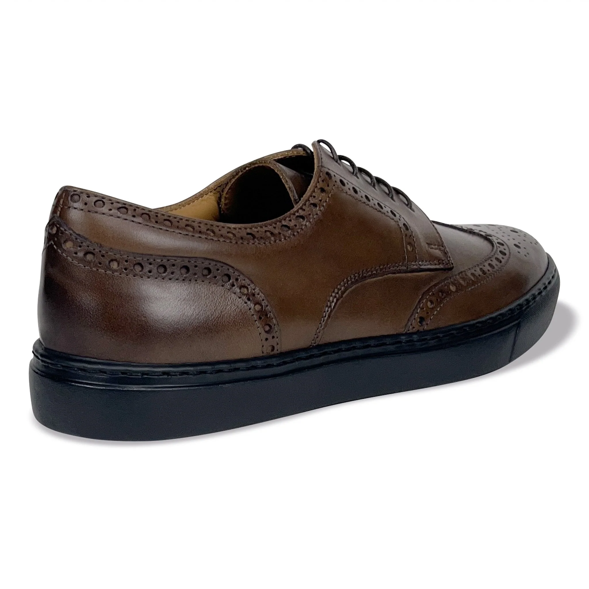 Men's Don Giovanni Wingtips - Brown Sneakers - Image 5