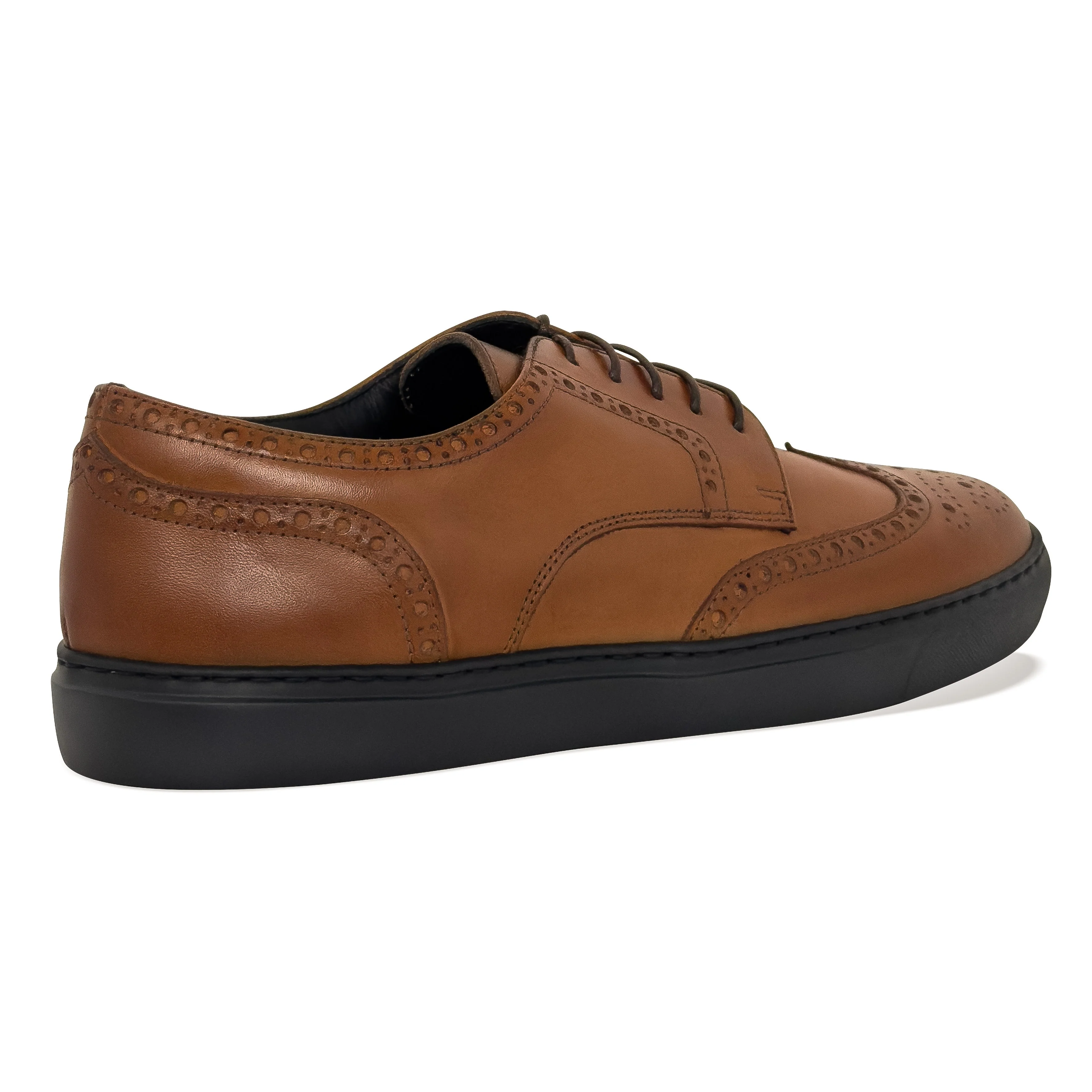 Men's Don Giovanni Wingtips - Cognac Sneakers - Image 5