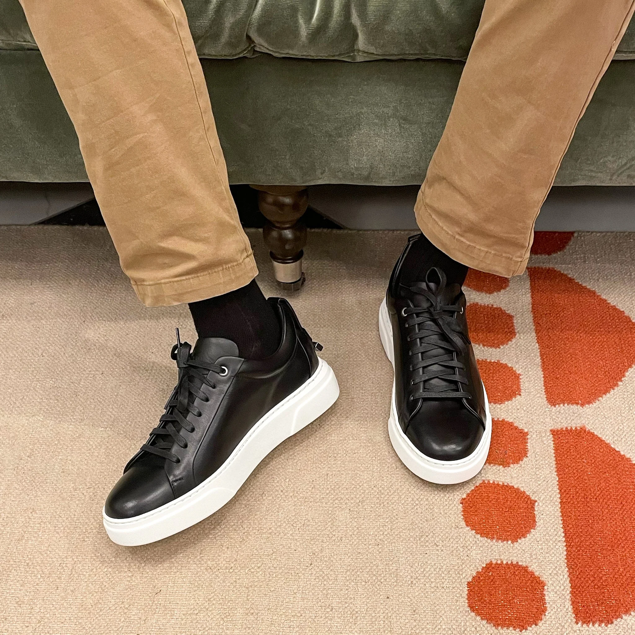 Men's Figaro - Black Sneakers - Image 2