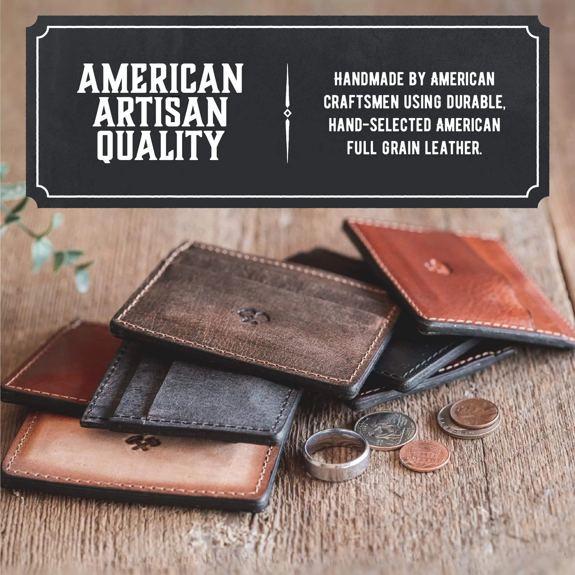 Men's Slim Front Pocket Wallet with 5 Slots - Image 2