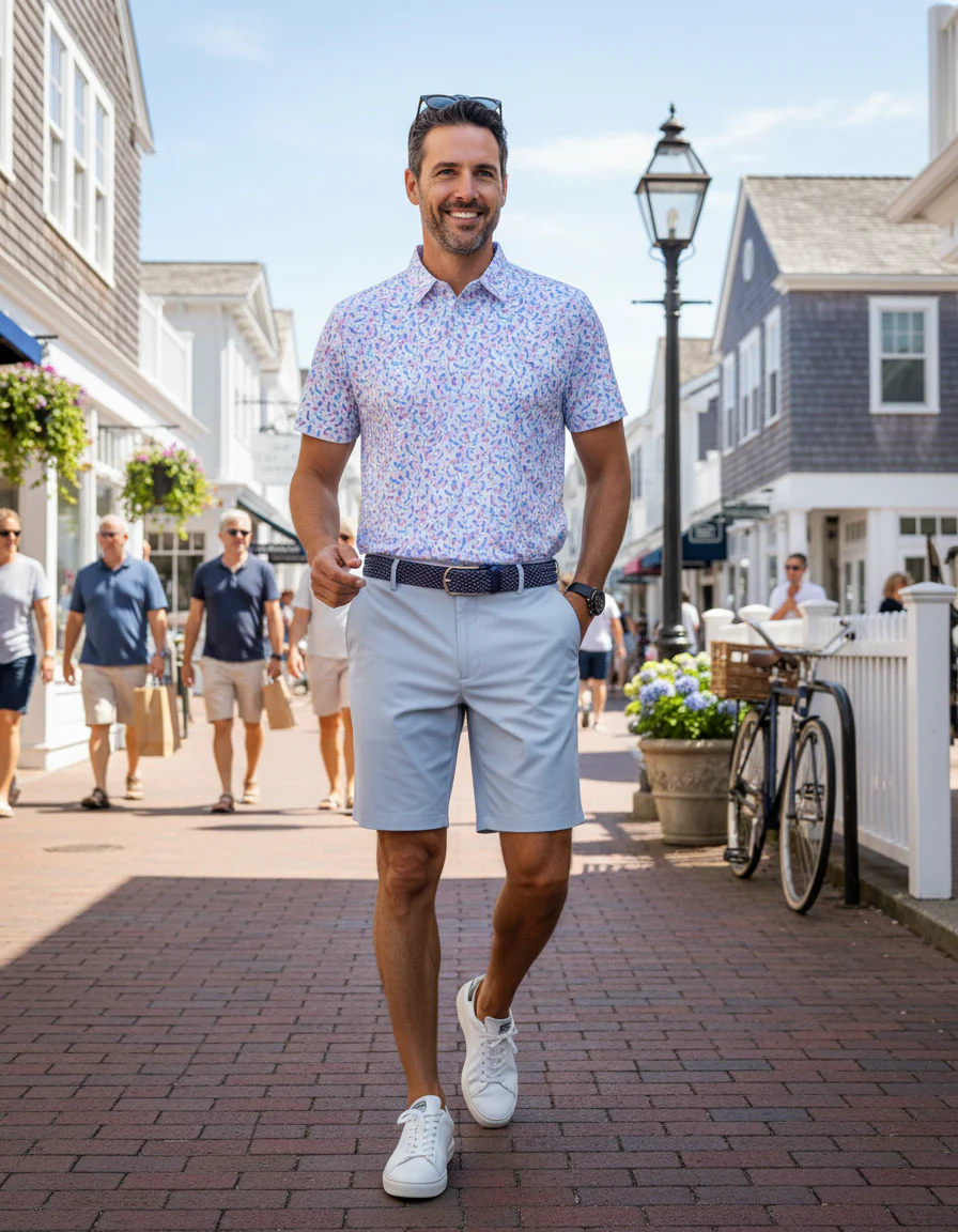 Men's Mermaid Lightweight Everyday Polo