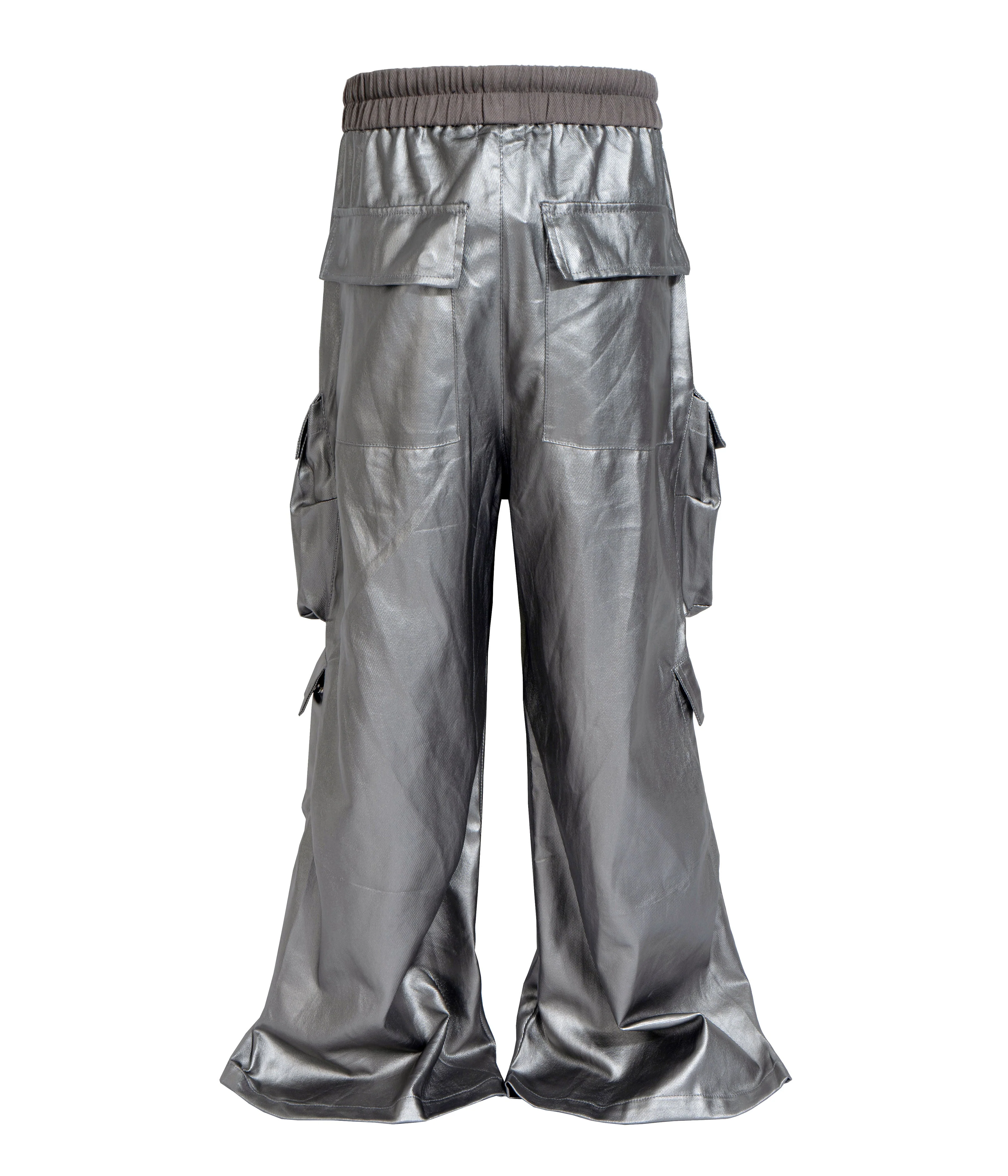 METTALIC FLOW CARGO PANTS (UNISEX) - Image 2