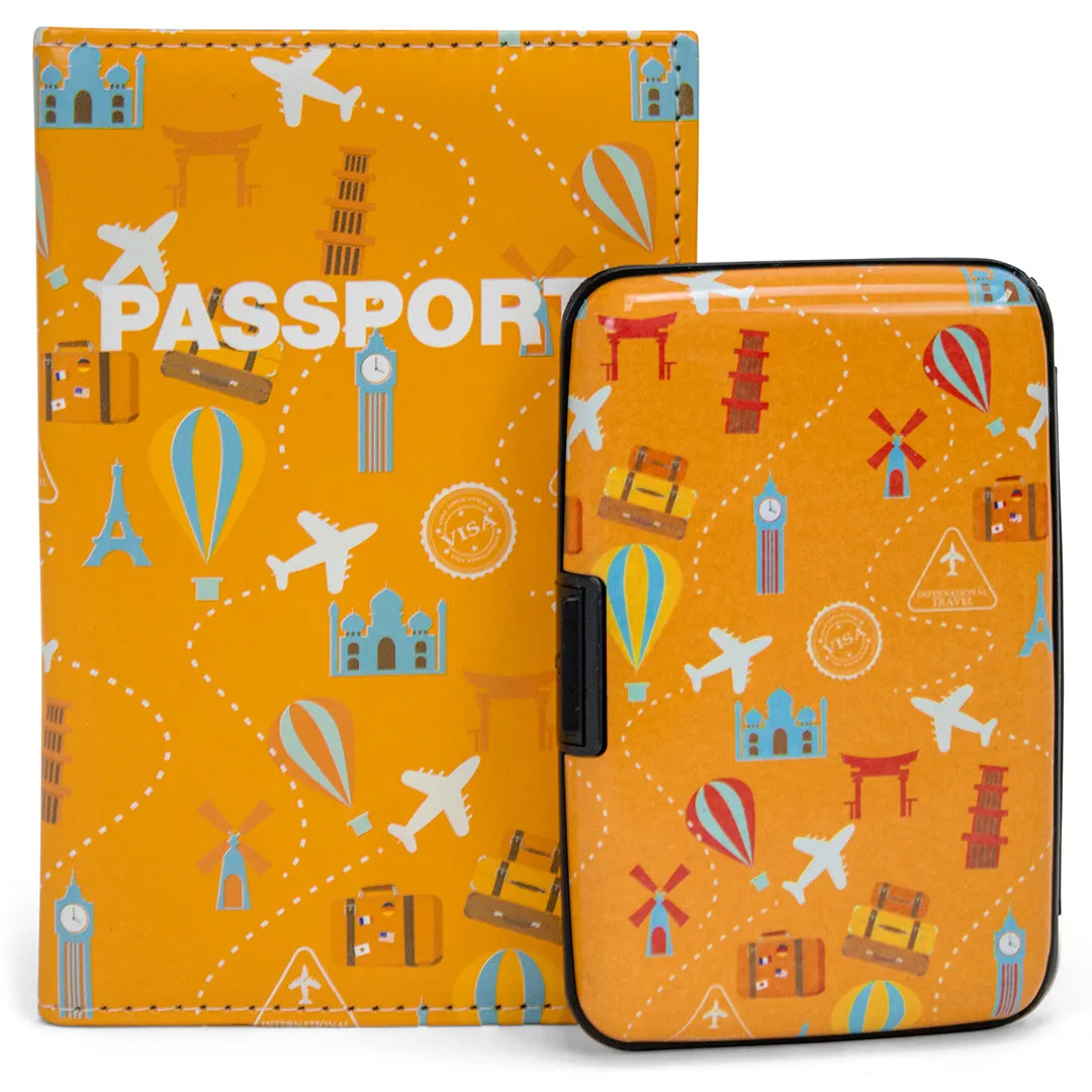 RFID Wallet & Passport Cover Set - Image 21