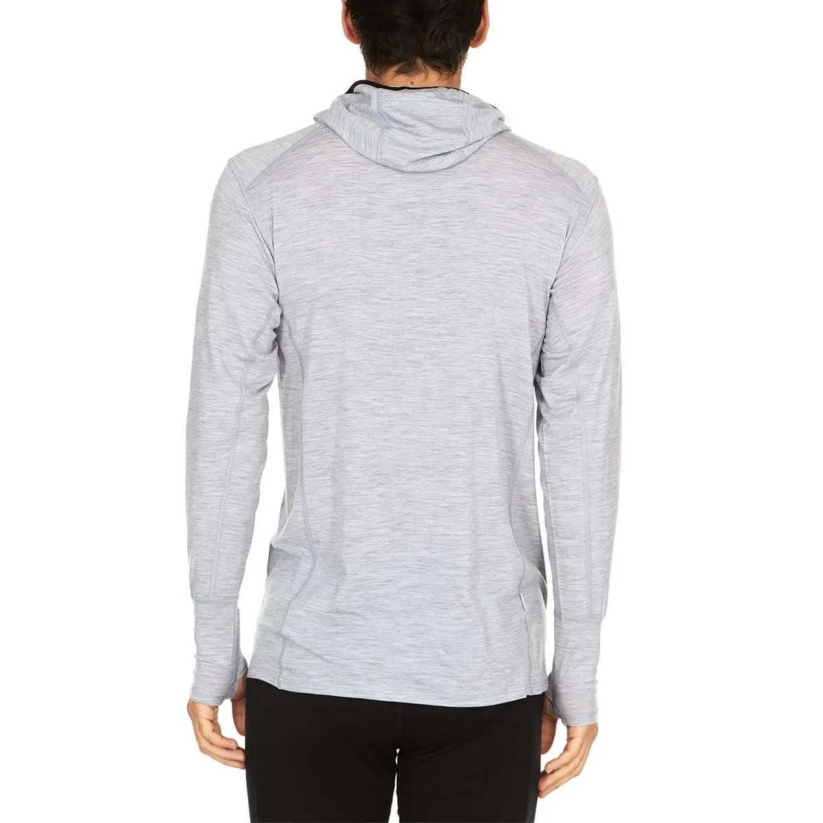 Micro Weight - Men's Wool 1/4 Zip Sun Hoodie Woolverino - Image 10