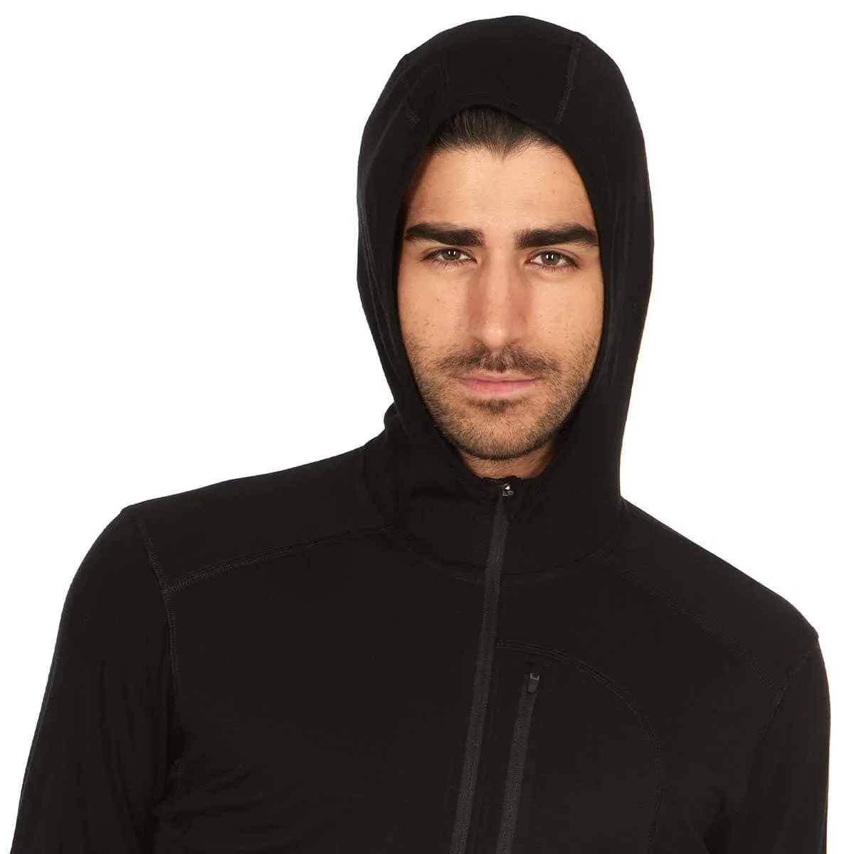 Micro Weight - Men's Wool 1/4 Zip Sun Hoodie Woolverino - Image 14