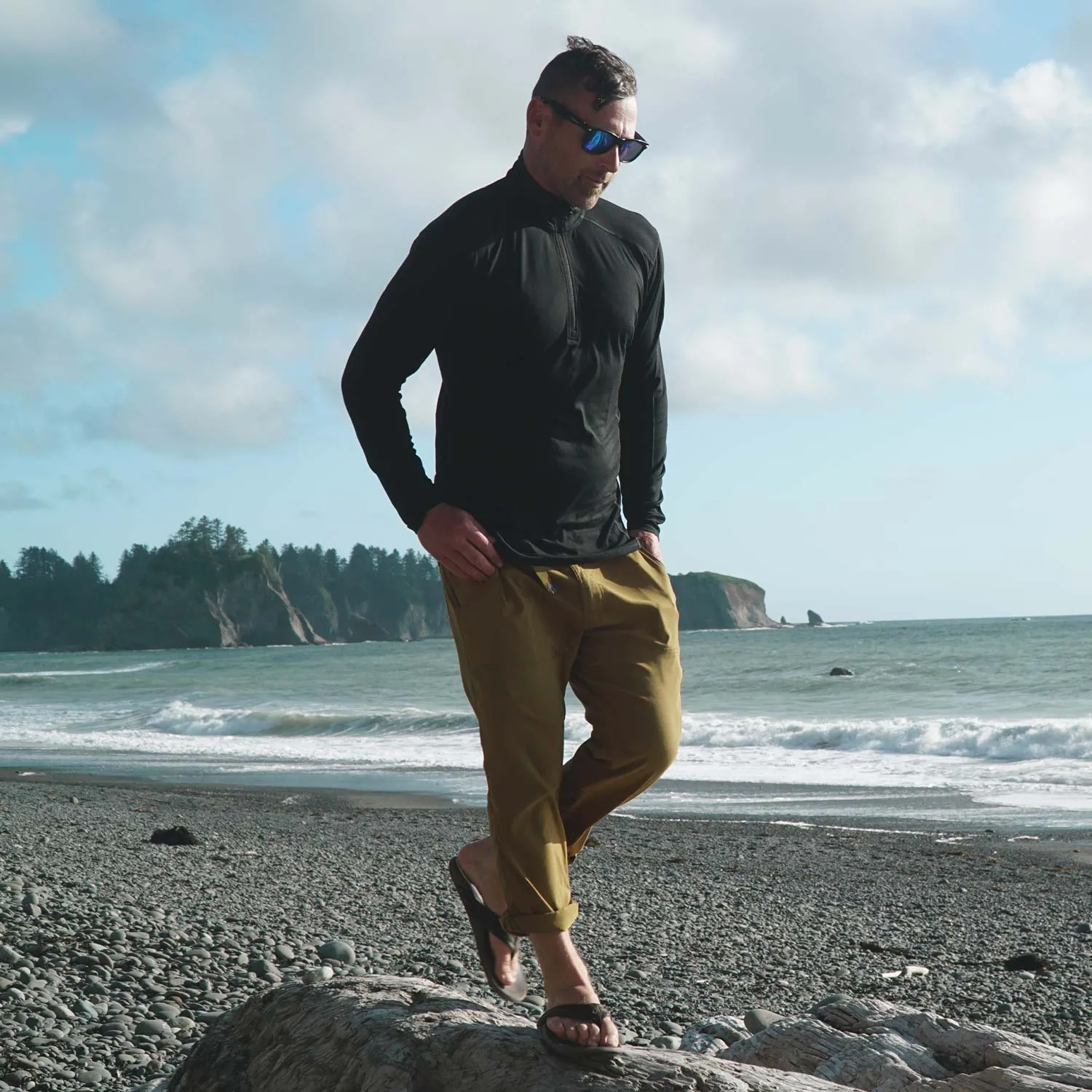 Men's Wool 1/4 Zip Woolverino - Image 9