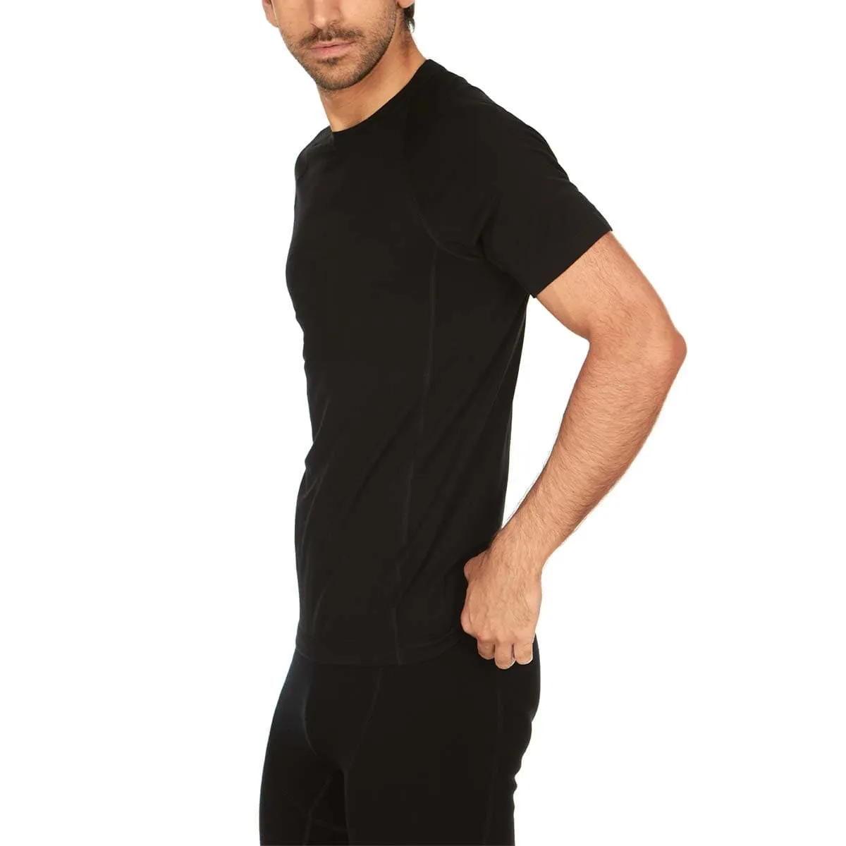 Micro Weight - Men's Wool Raglan T-Shirt Woolverino - Image 14