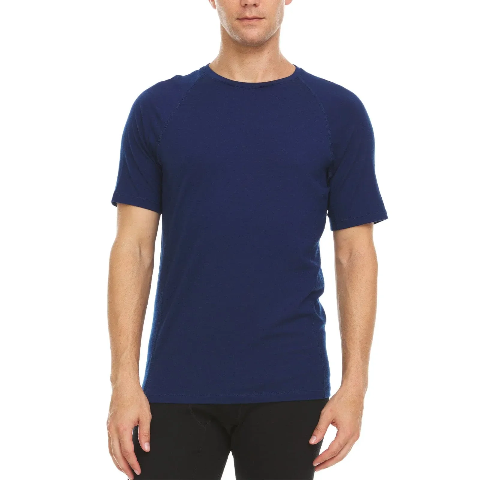 Micro Weight - Men's Wool Raglan T-Shirt Woolverino - Image 18